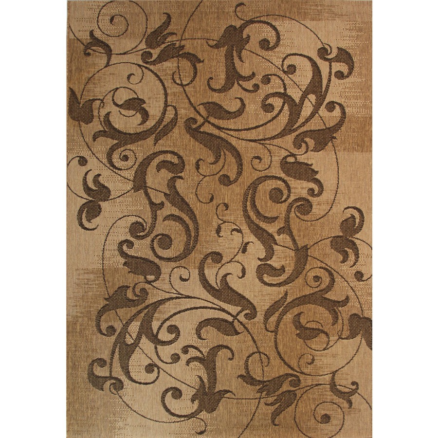 Shop Kannapolis Rectangular Brown Transitional Indoor ... (900 x 900 Pixel)