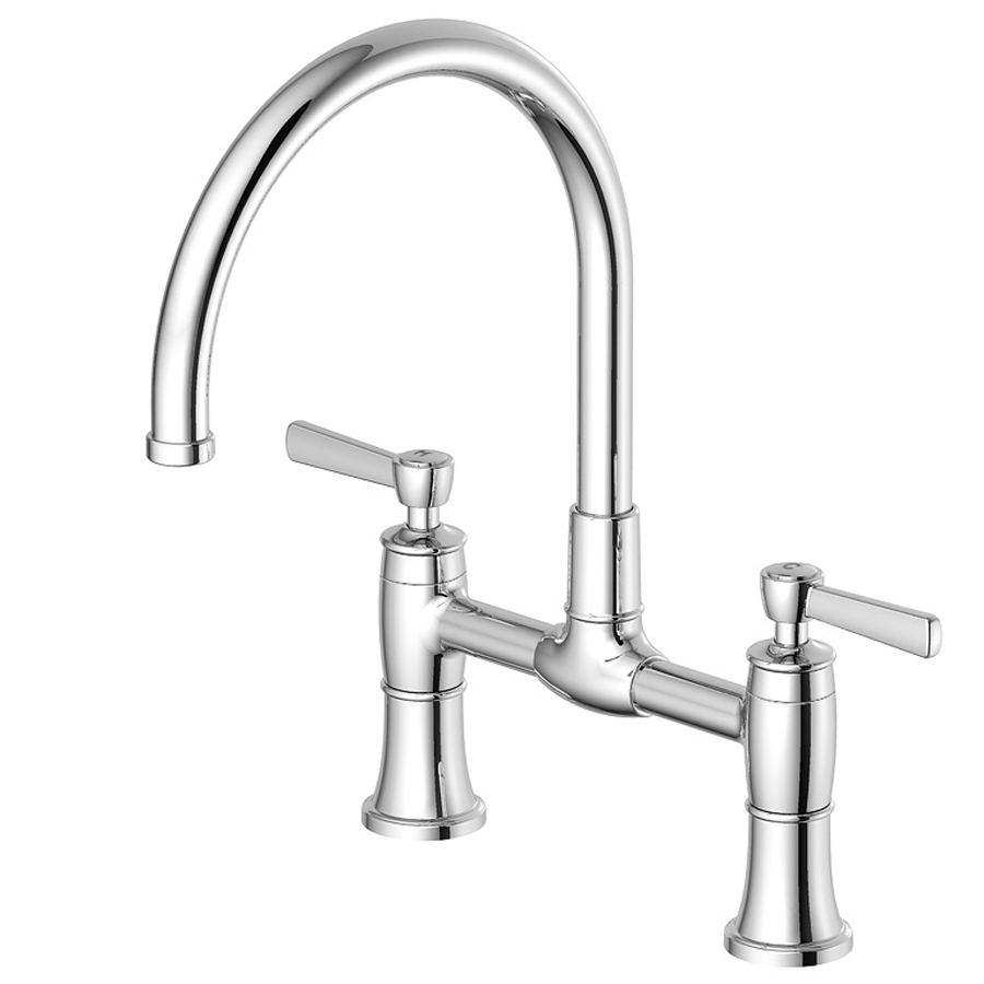 Shop AquaSource Chrome HighArc Kitchen Faucet at