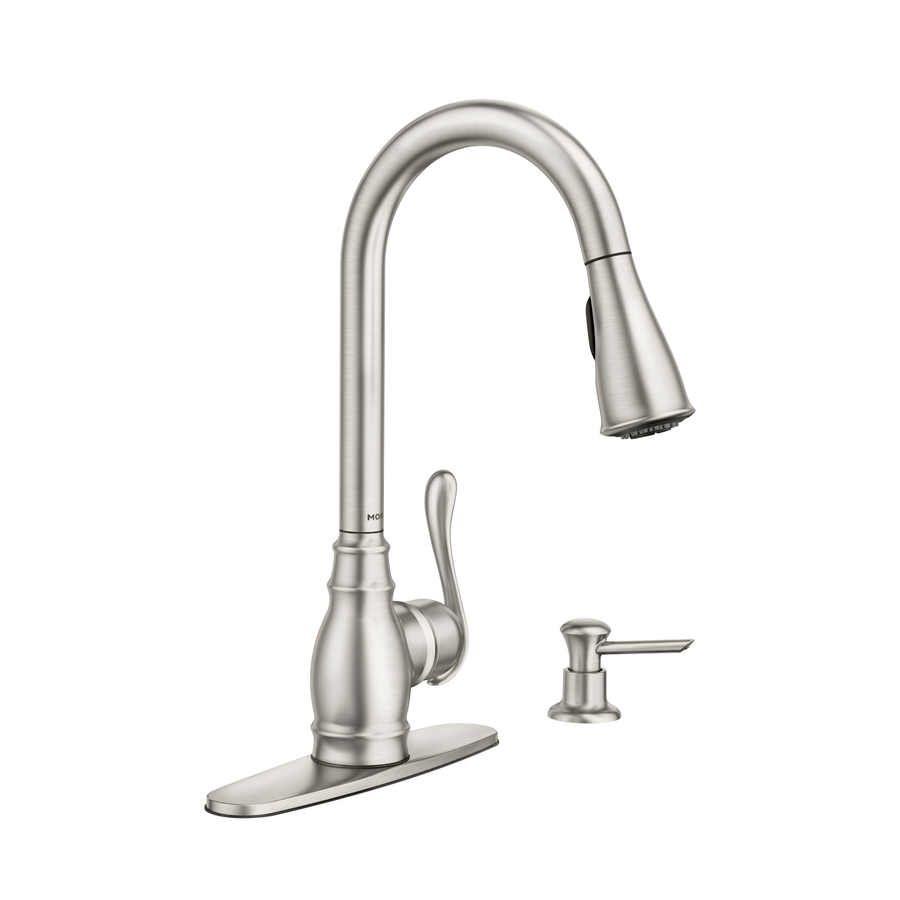 Shop Moen Anabelle Spot Resist Stainless 1Handle PullDown Kitchen