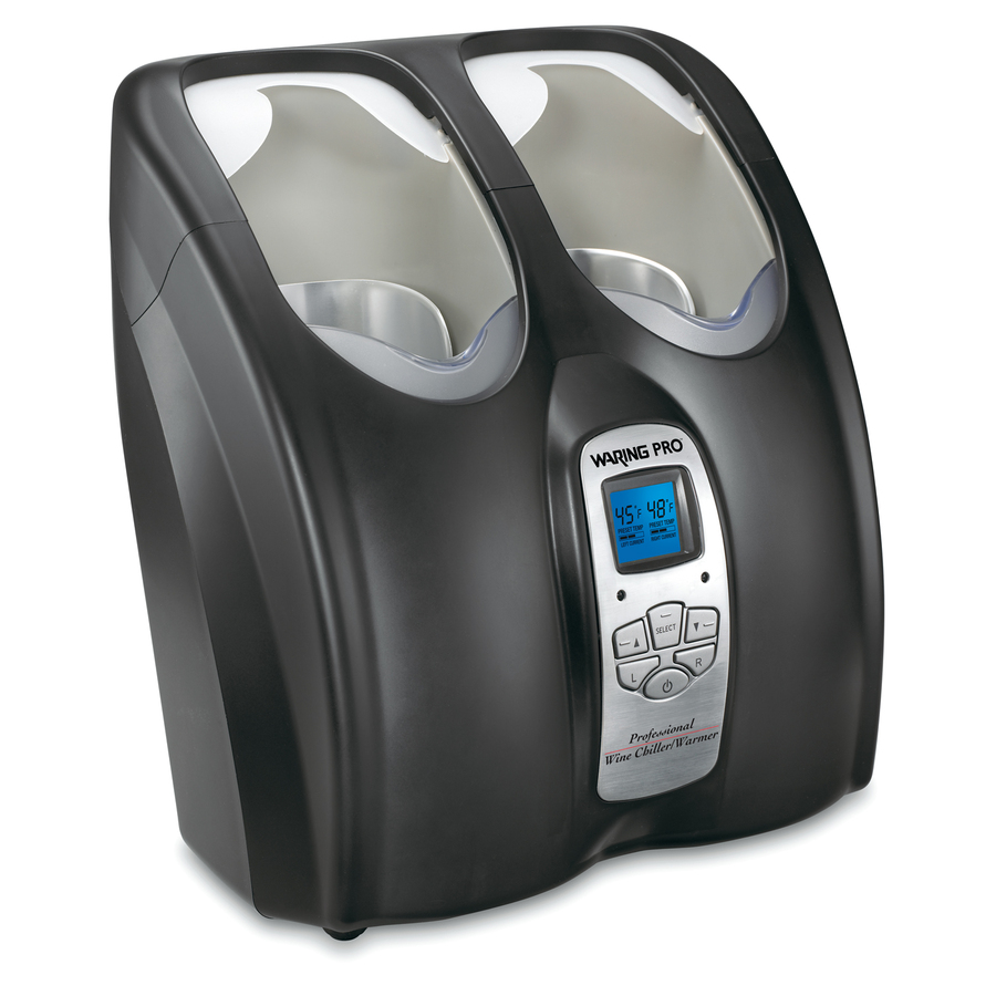 Shop Waring PRO 2Bottle Black Portable Wine Chiller at
