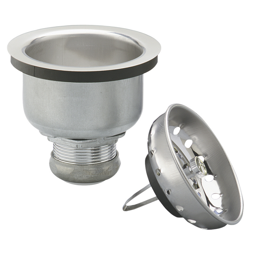Shop Keeney Mfg. Co. 41/2in dia Chrome Spring Style Sink Strainer at
