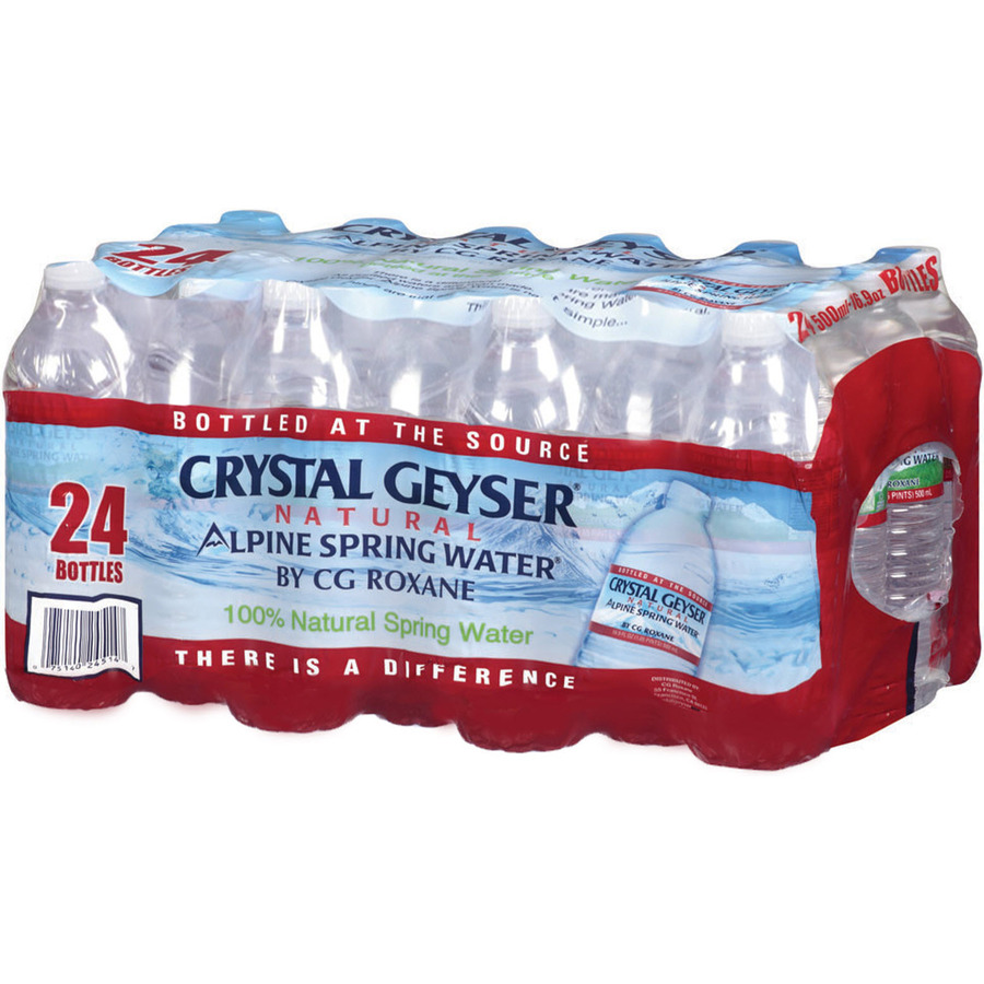 Shop CRYSTAL GEYSER ALPINE 24Pack 16.9fl oz Spring Water at