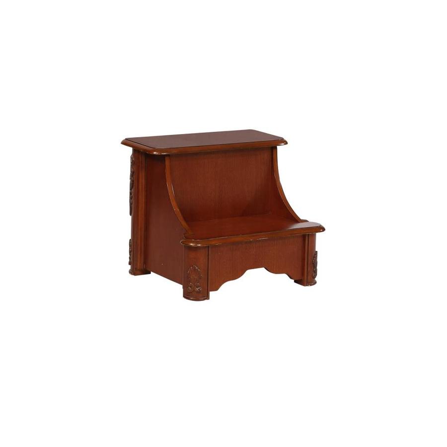 Shop Powell 1Piece 17.25in Mahogany Wood Bed Riser at