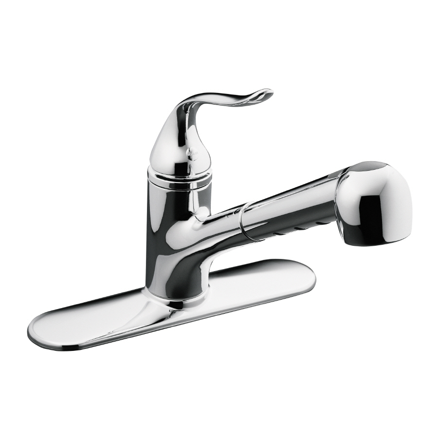 Kohler Coralais Kitchen Faucet Repair Shop KOHLER Coralais Polished Chrome PullOut Kitchen Faucet at