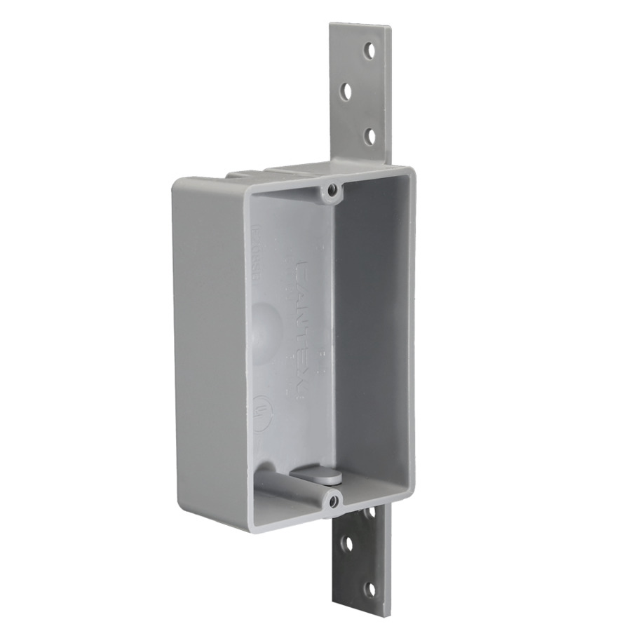 Shop CARLON 8cu in 1Gang Plastic Old Work Wall Electrical Box at