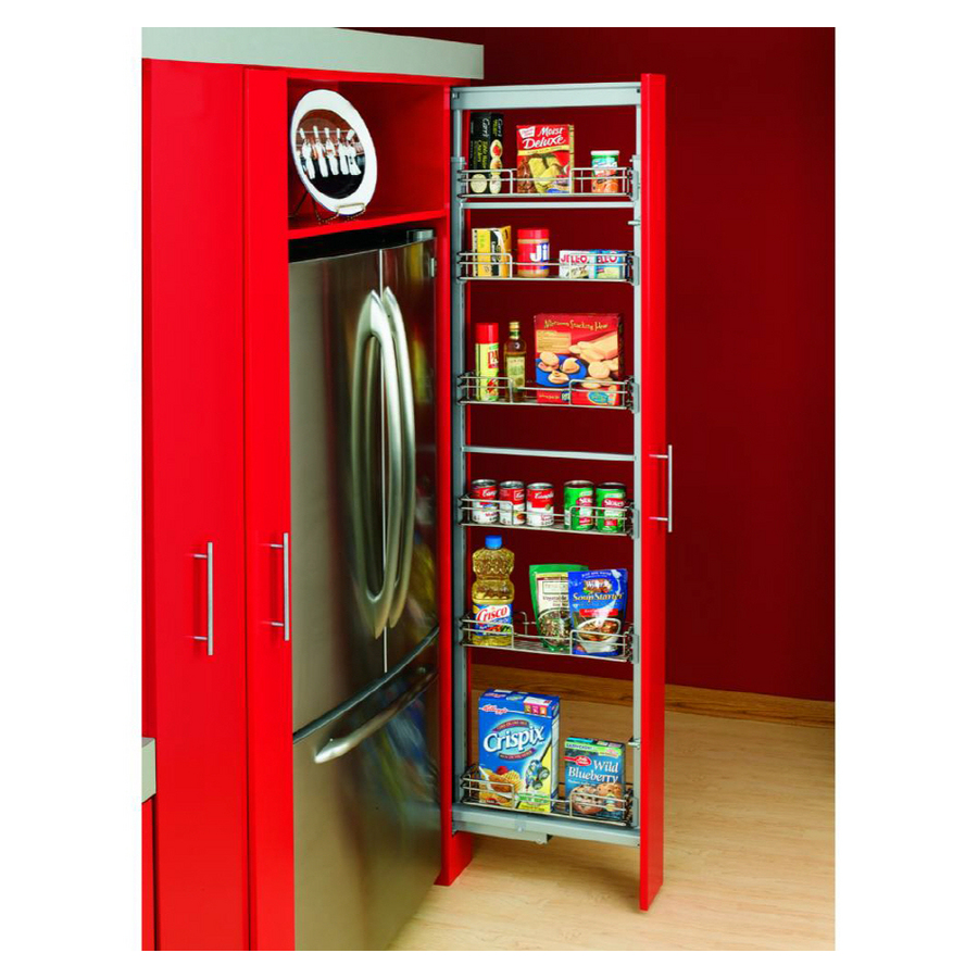 Pull Out Pantry Cabinet Lowes Shop RevAShelf 6Basket PullOut Pantry for 15" Width Opening at
