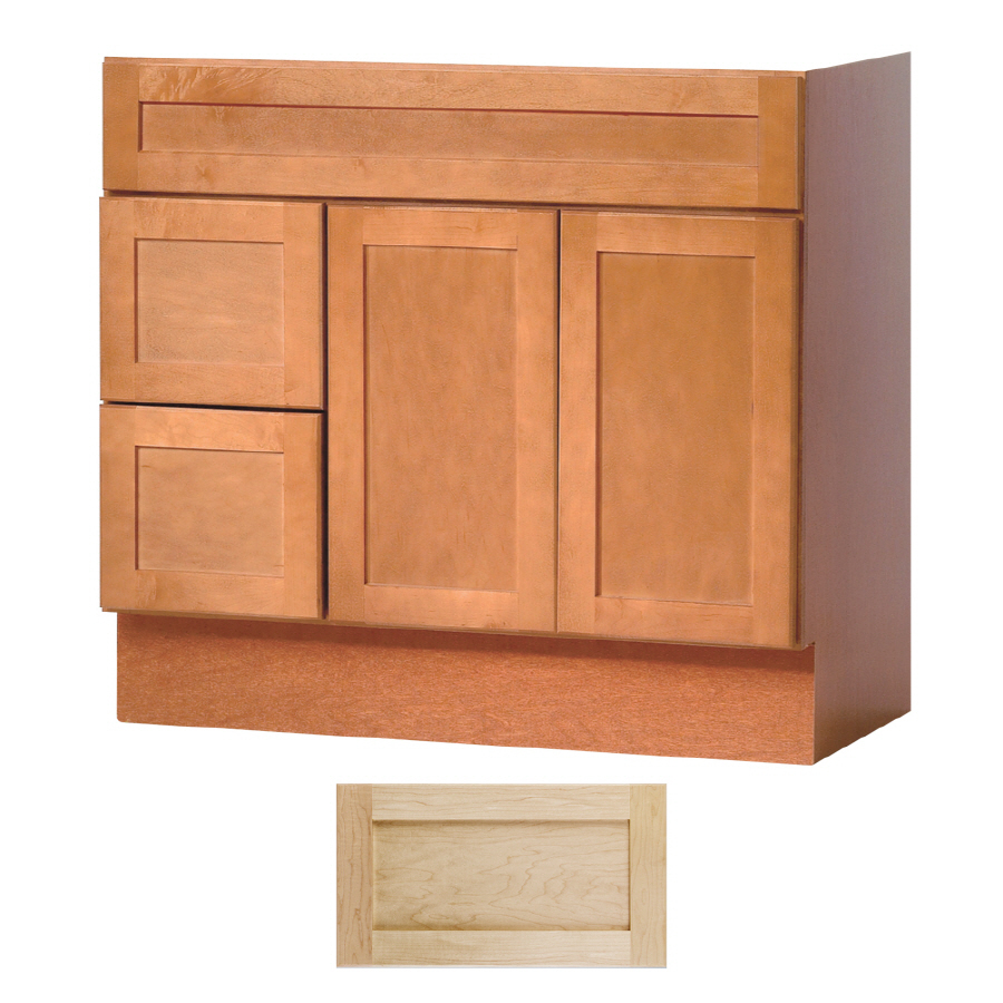 Shop Insignia Crest Natural Maple Transitional Bathroom Vanity
