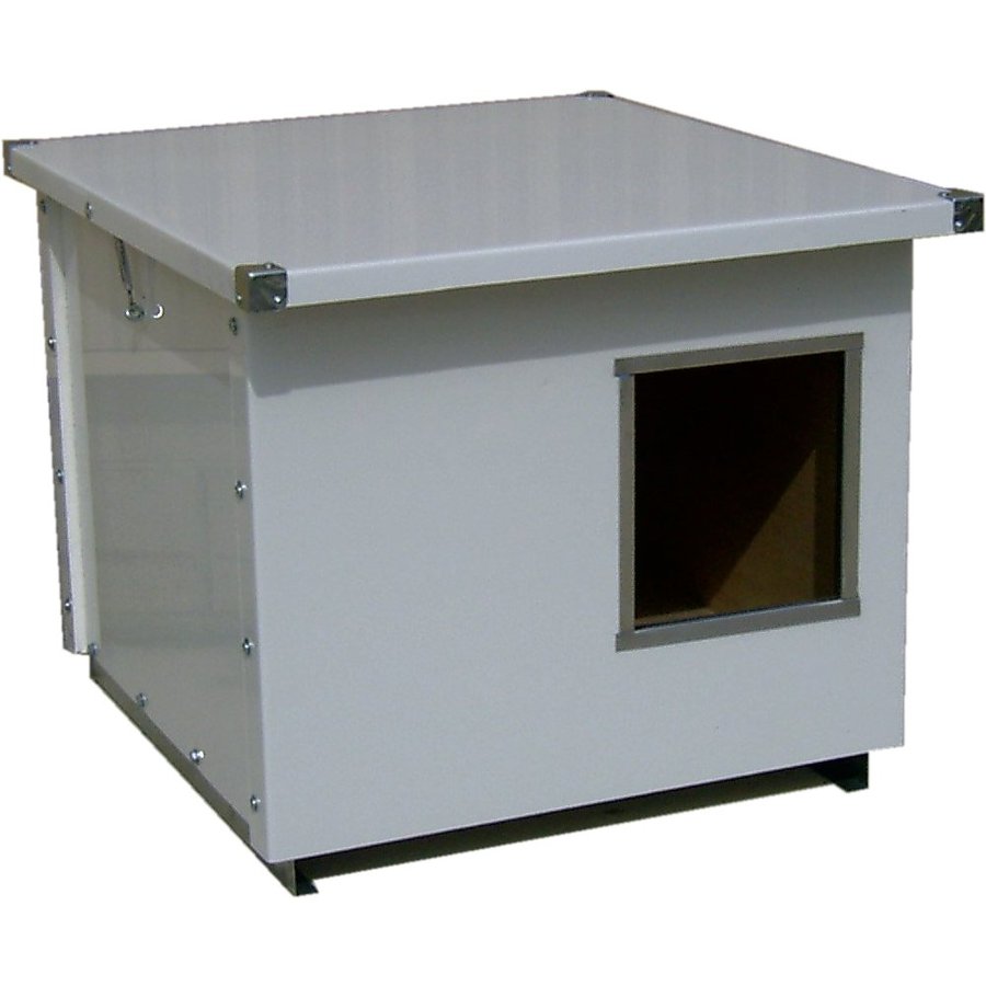 Shop Options Plus 2.5ft x 3.33ft x 2.5ft Metal Dog House at