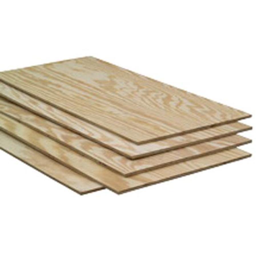 Shop Pine Sheathing Plywood 15/32 x 2 x 4; Actual