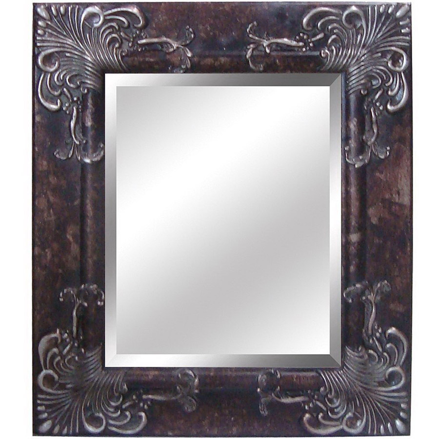 Yosemite Mirror With Antique Silver Finish Shop Yosemite Home Decor 281/2in H x 24.5in W Antique Silver