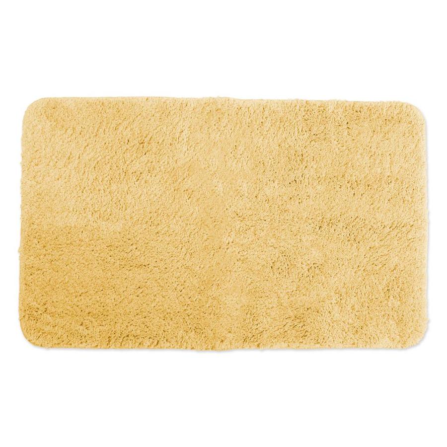 J&MJ&M Buttermilk Bath Rug 24x40 Polyester in Yellow 7126 DailyMail