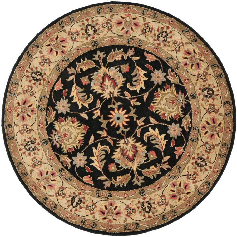 Shop Safavieh Heritage Round Black Transitional Tufted ... (900 x 900 Pixel)