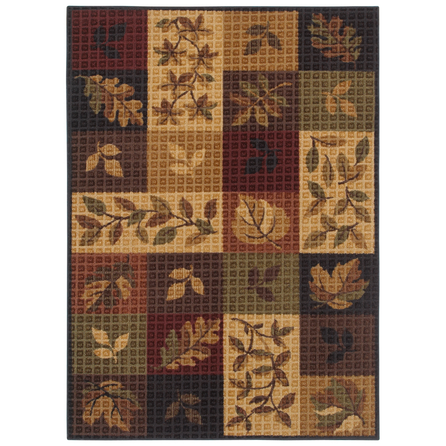 Shop Shaw Living Oakton Rectangular Multicolor Block ... (900 x 900 Pixel)