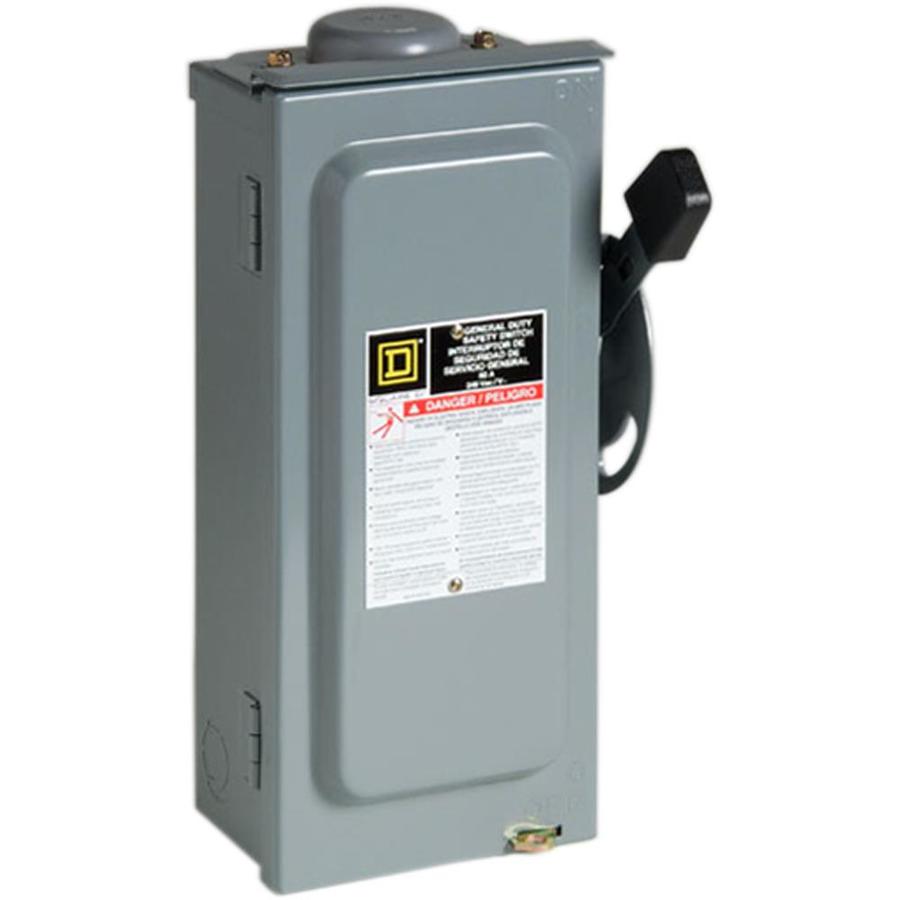 Shop Square D 60Amp Fusible Metallic Disconnect at