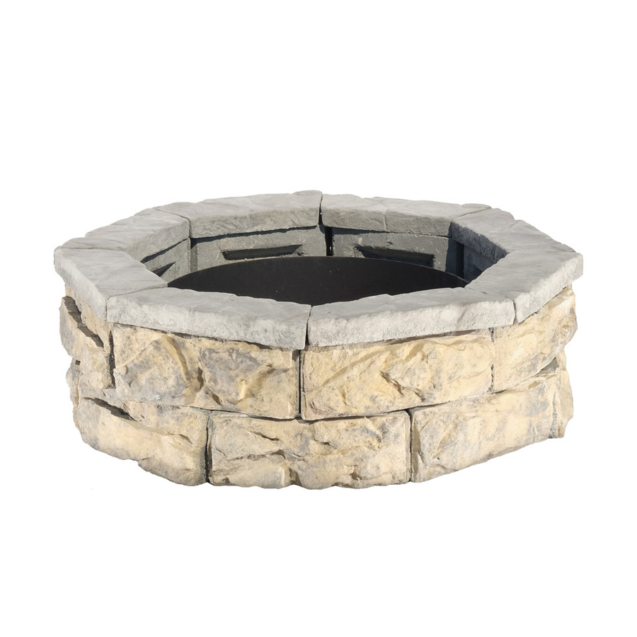 Shop Fire Pit Patio Block Project Kit at
