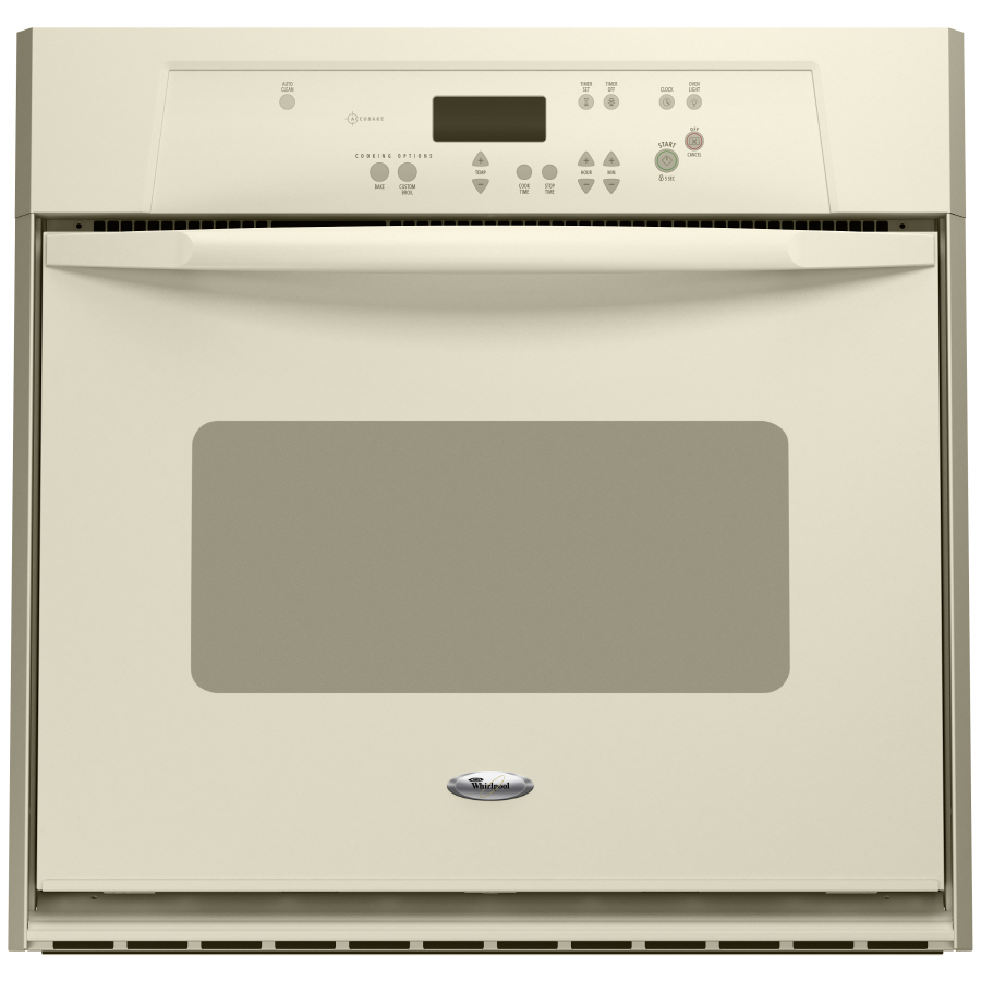 Shop Whirlpool 24in Single Electric Wall Oven (Biscuit) at