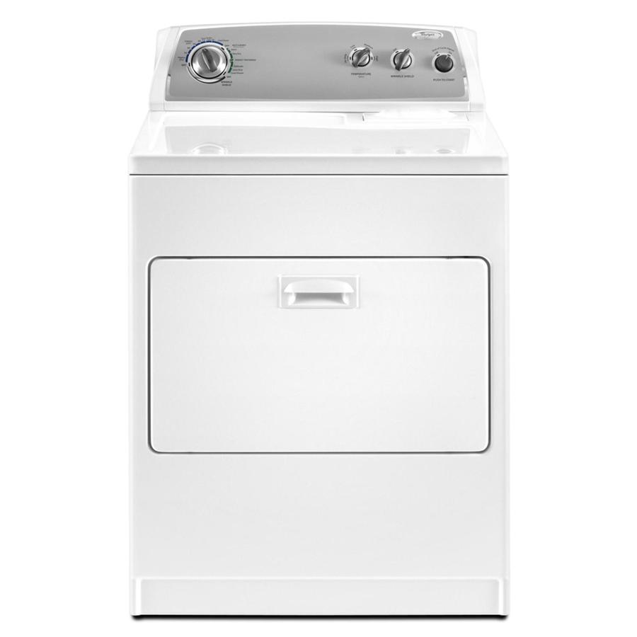 Shop Whirlpool 7cu ft Electric Dryer (White) at