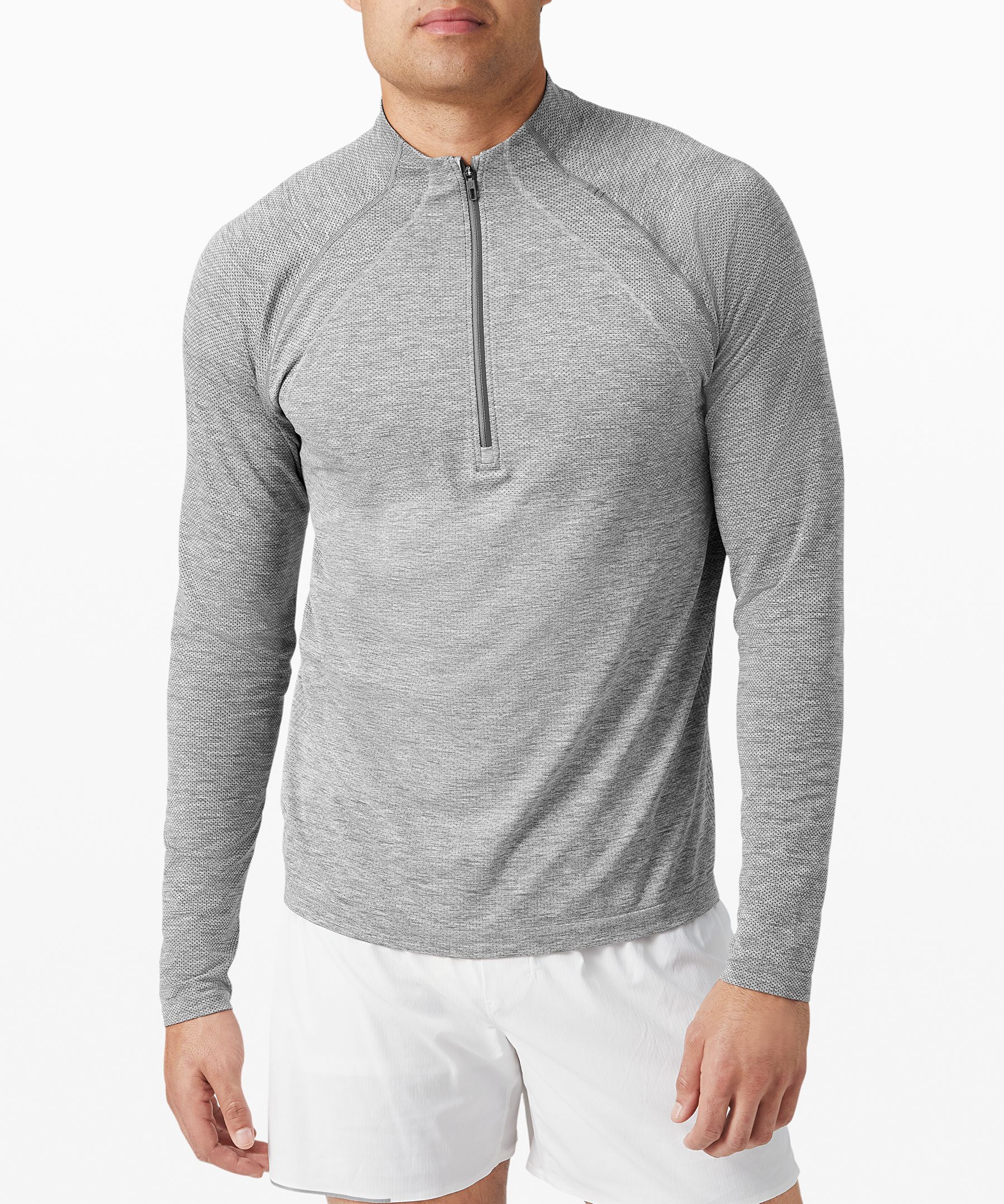 Lululemon Men’s Olive Quarter Zip Athletic Pullover munimoro.gob.pe