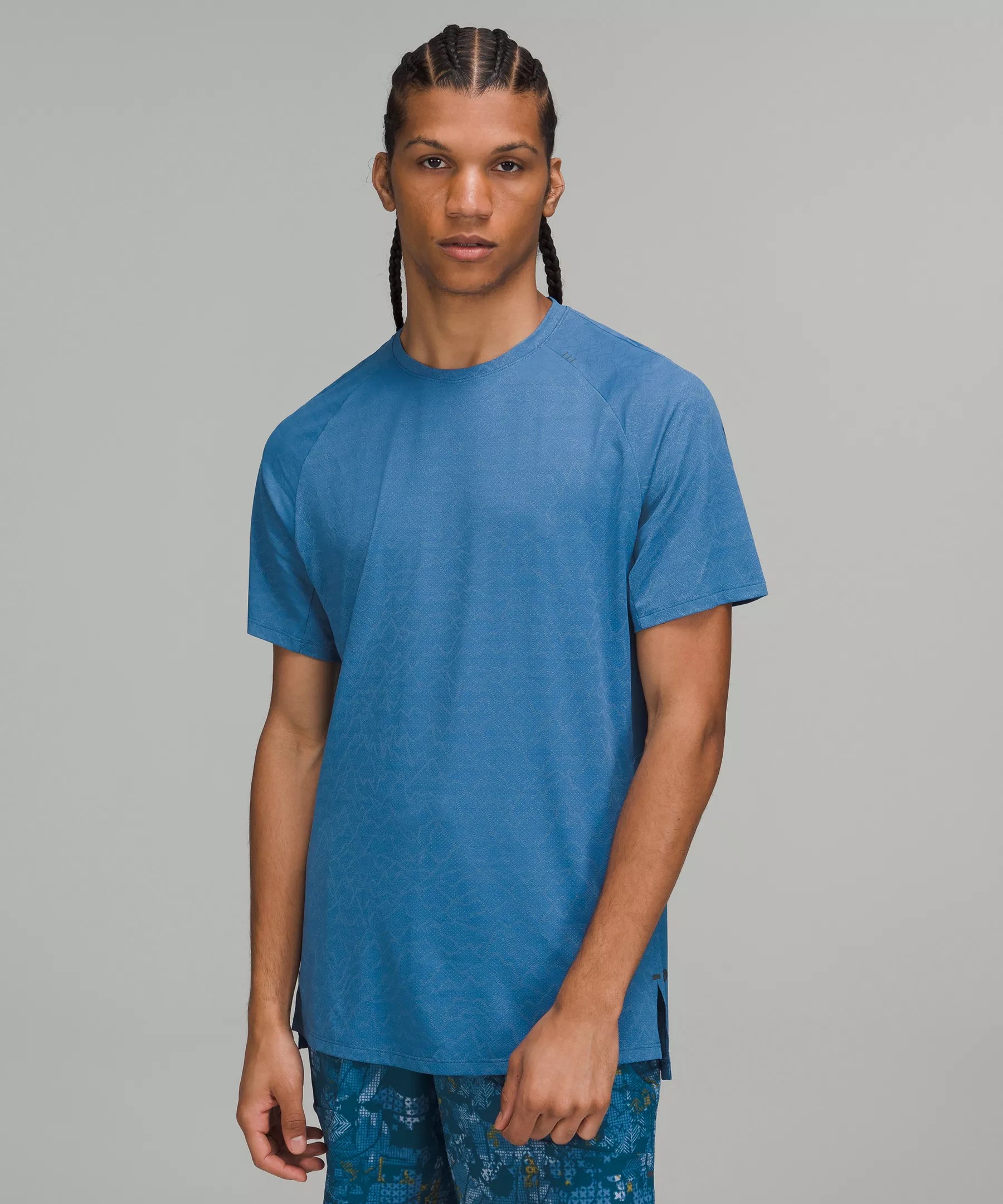 Lululemon The Fundamental Tshirt In Soft Denim/river Blue ModeSens