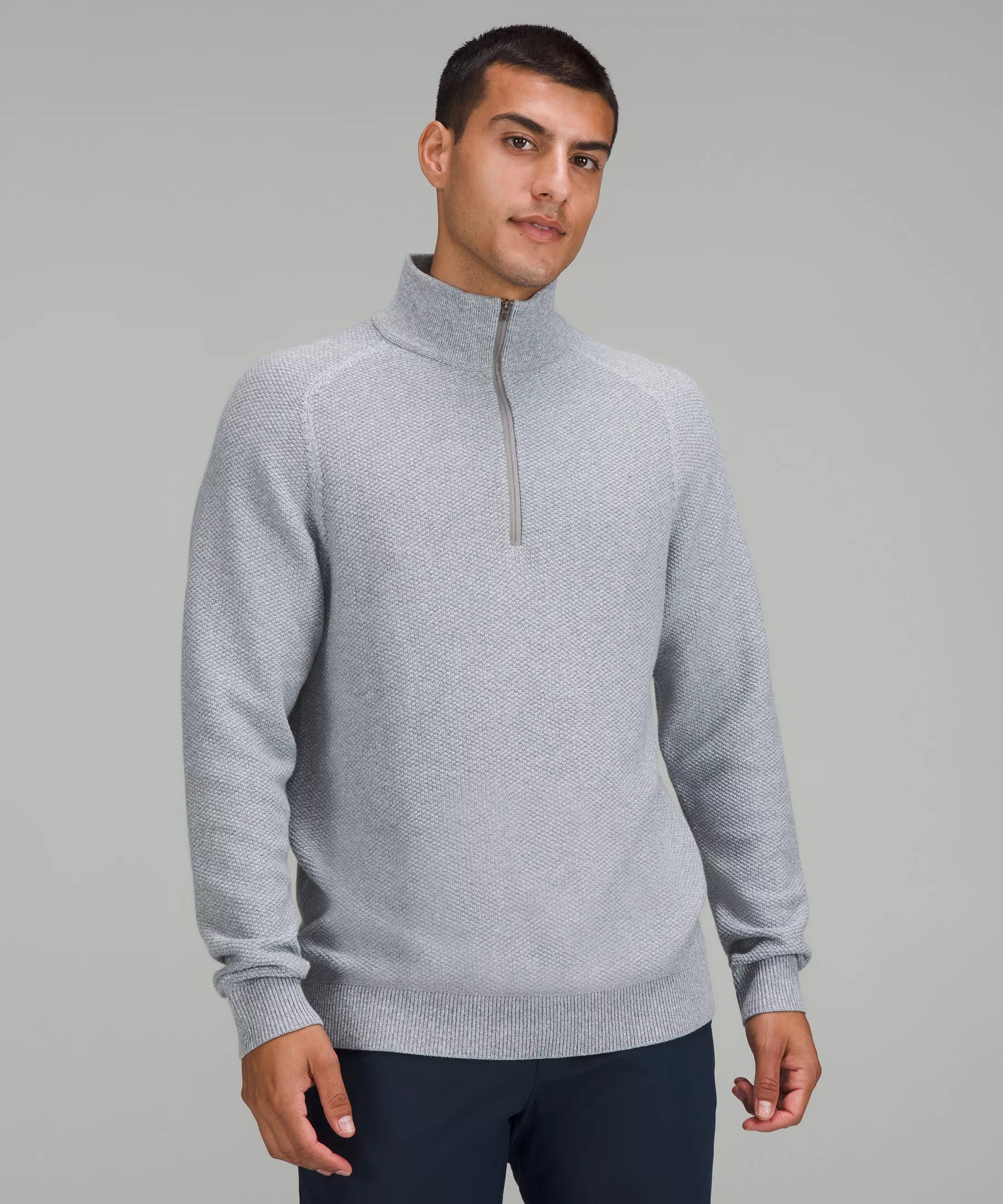Textured Knit HalfZip Sweater Men's Hoodies & Sweatshirts lululemon