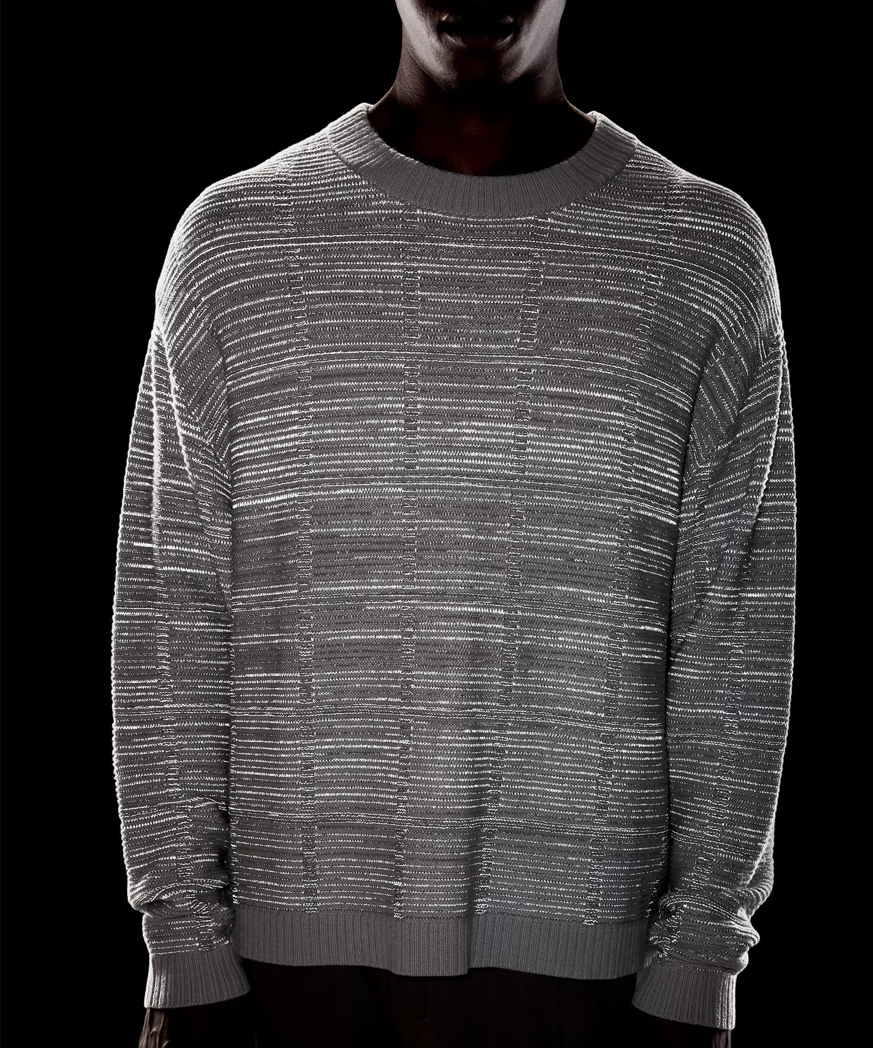 lululemon lab Reflective Knit Crewneck Sweater Lululemon HK