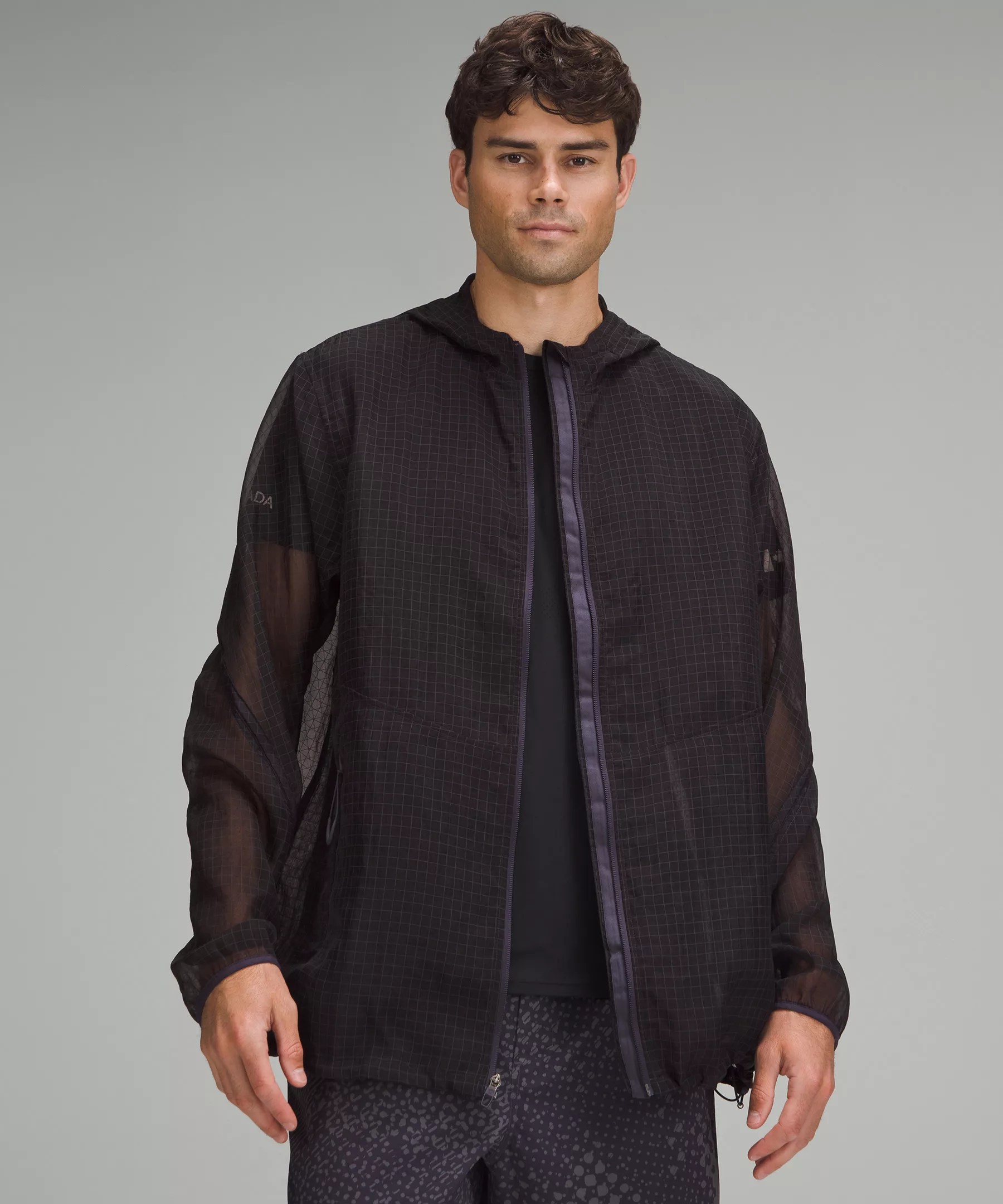 Lululemon Team Canada Men's Translucent Hooded Jacket *Coc Logo