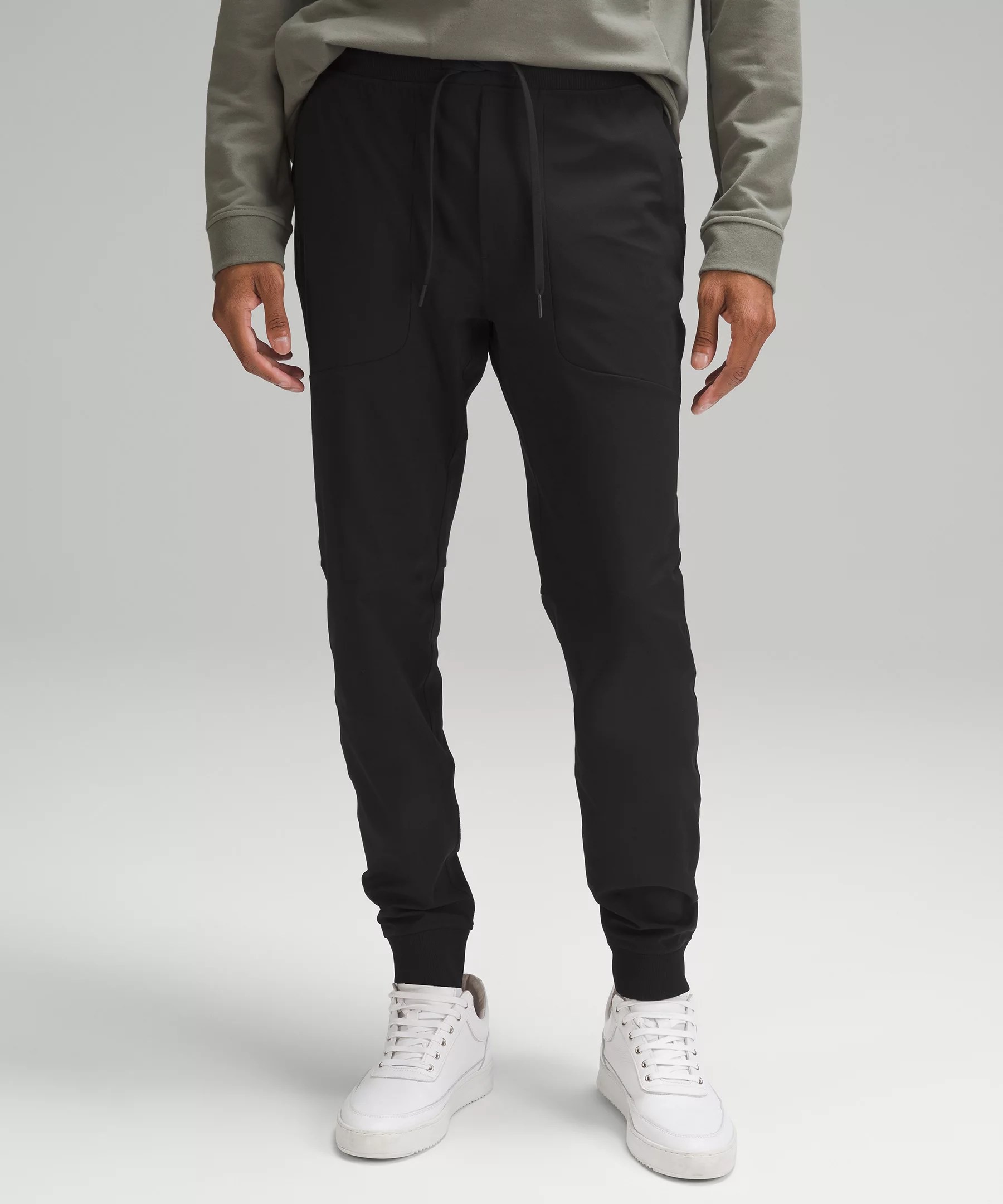 Lululemon Abc Skinnyfit Joggers Warpstreme In Black ModeSens