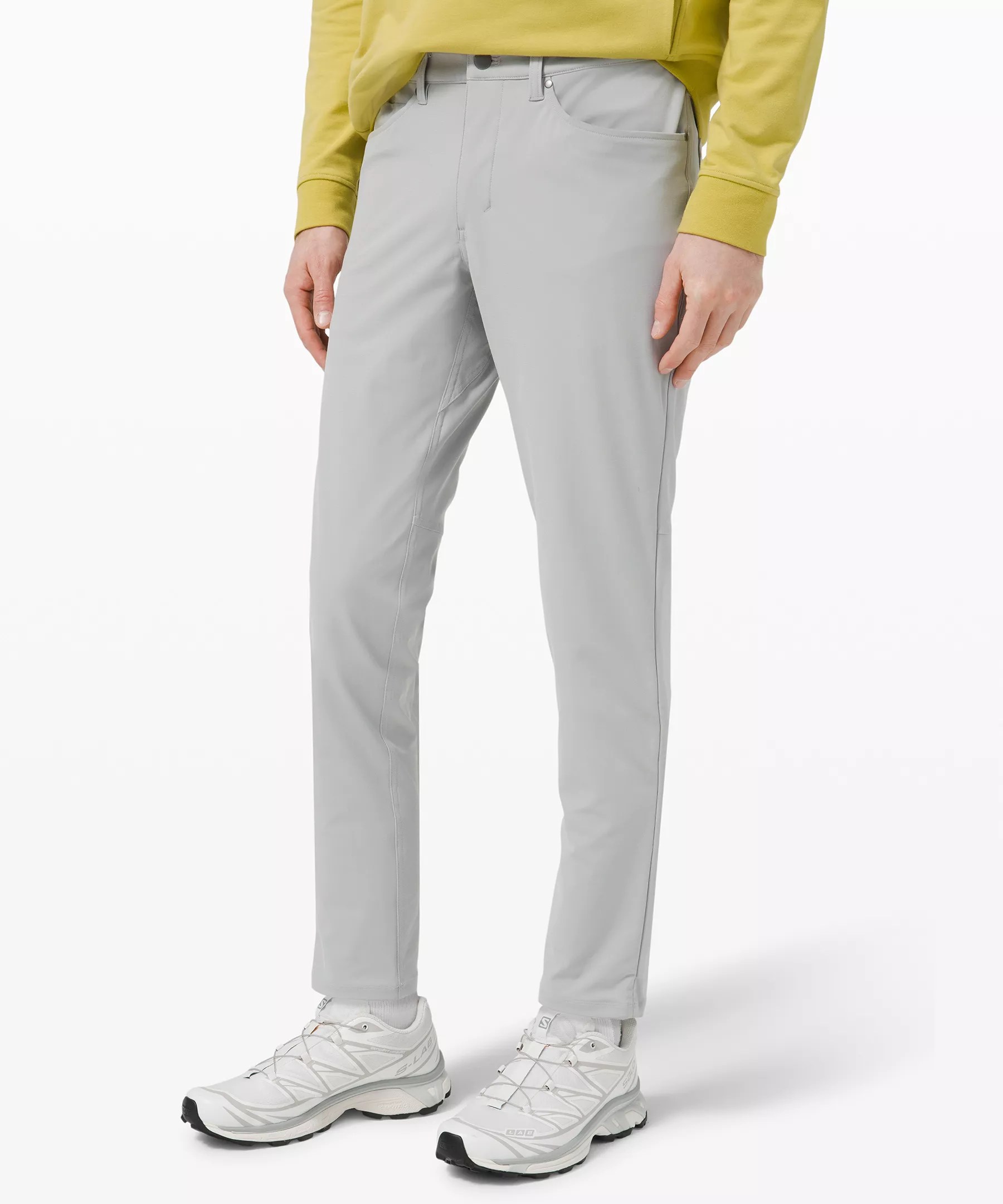 Lululemon Abc Slimfit Pants 32" Warpstreme In Silver Drop ModeSens