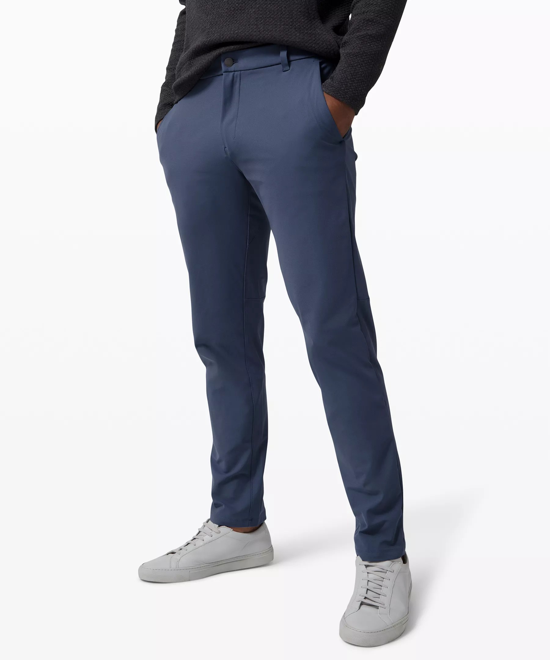 Lululemon Commission Classicfit Pants 32" Warpstreme In Iron Blue