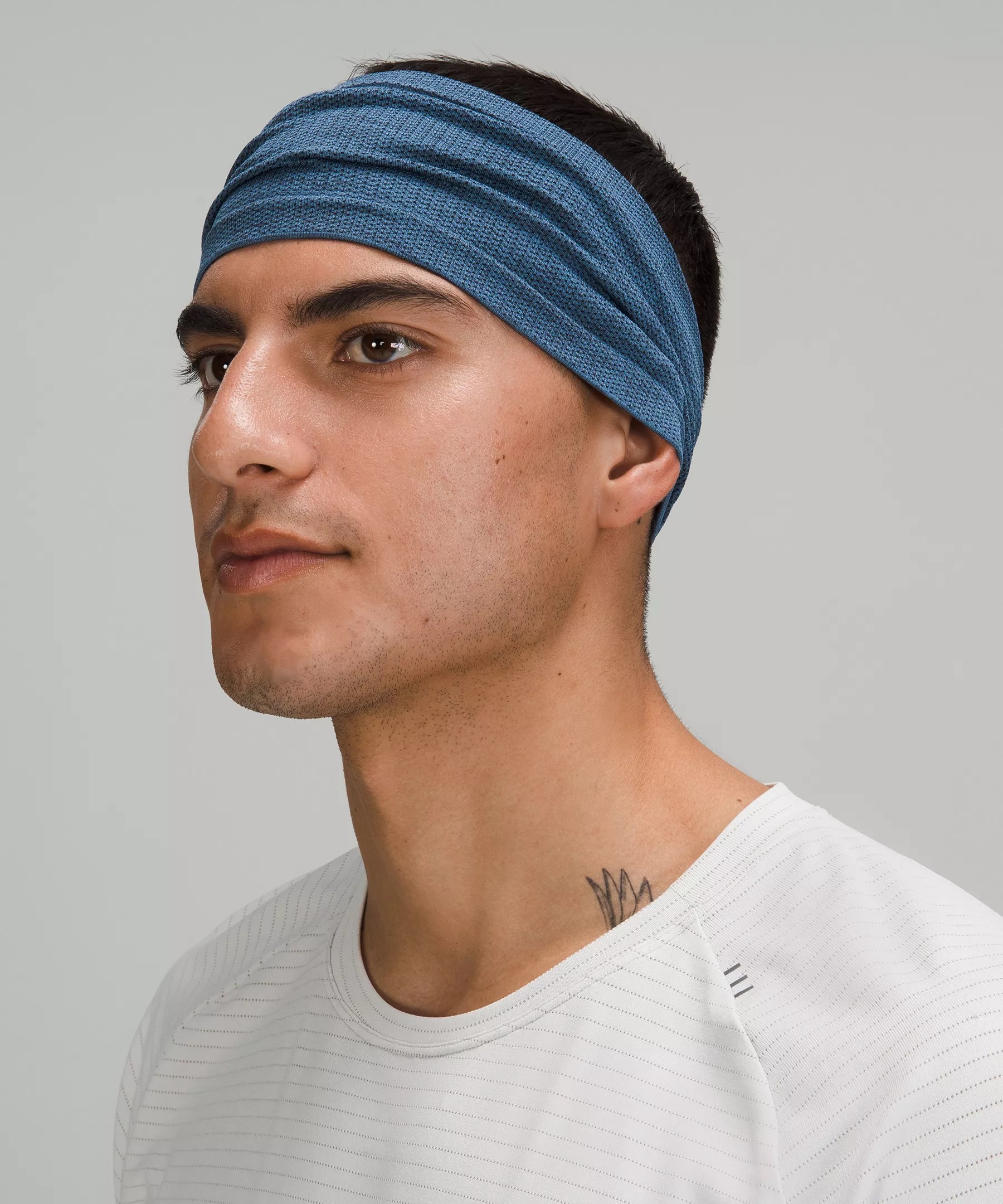 Men's Metal Vent Tech Wide Headband Lululemon NZ