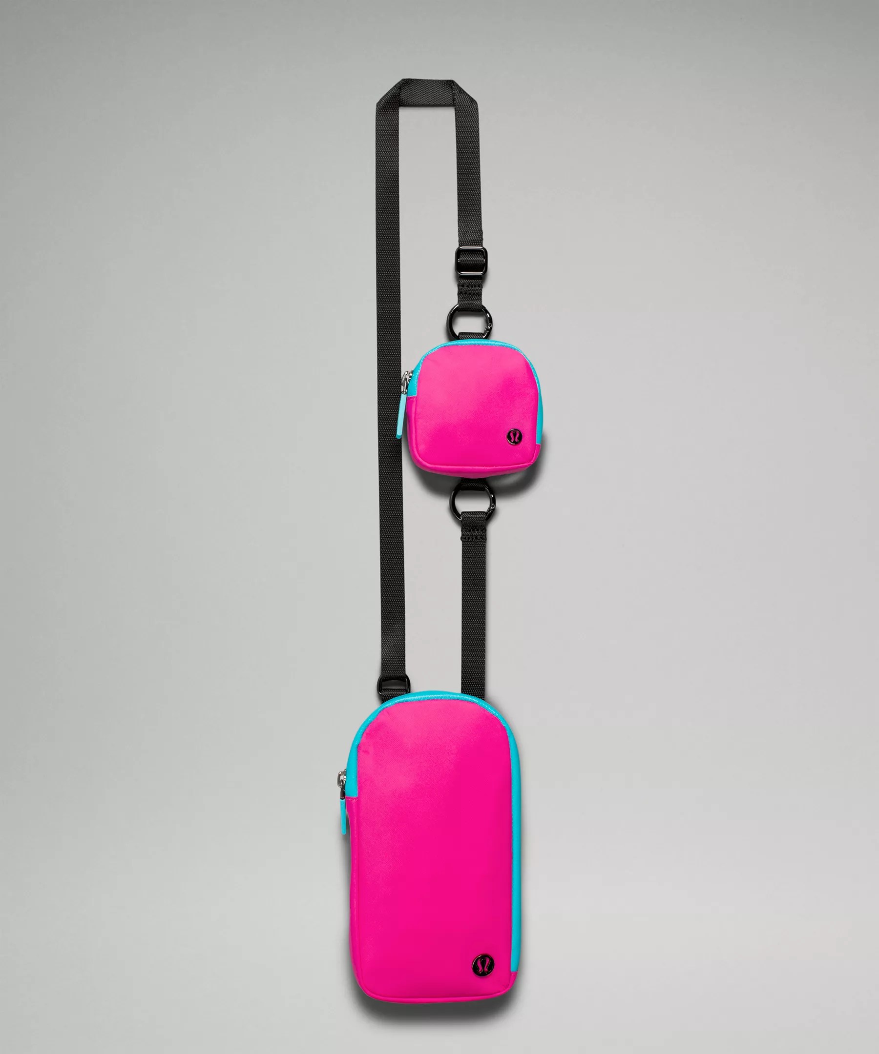 Lululemon Modular Phone Crossbody Bag In Sonic Pink/black ModeSens