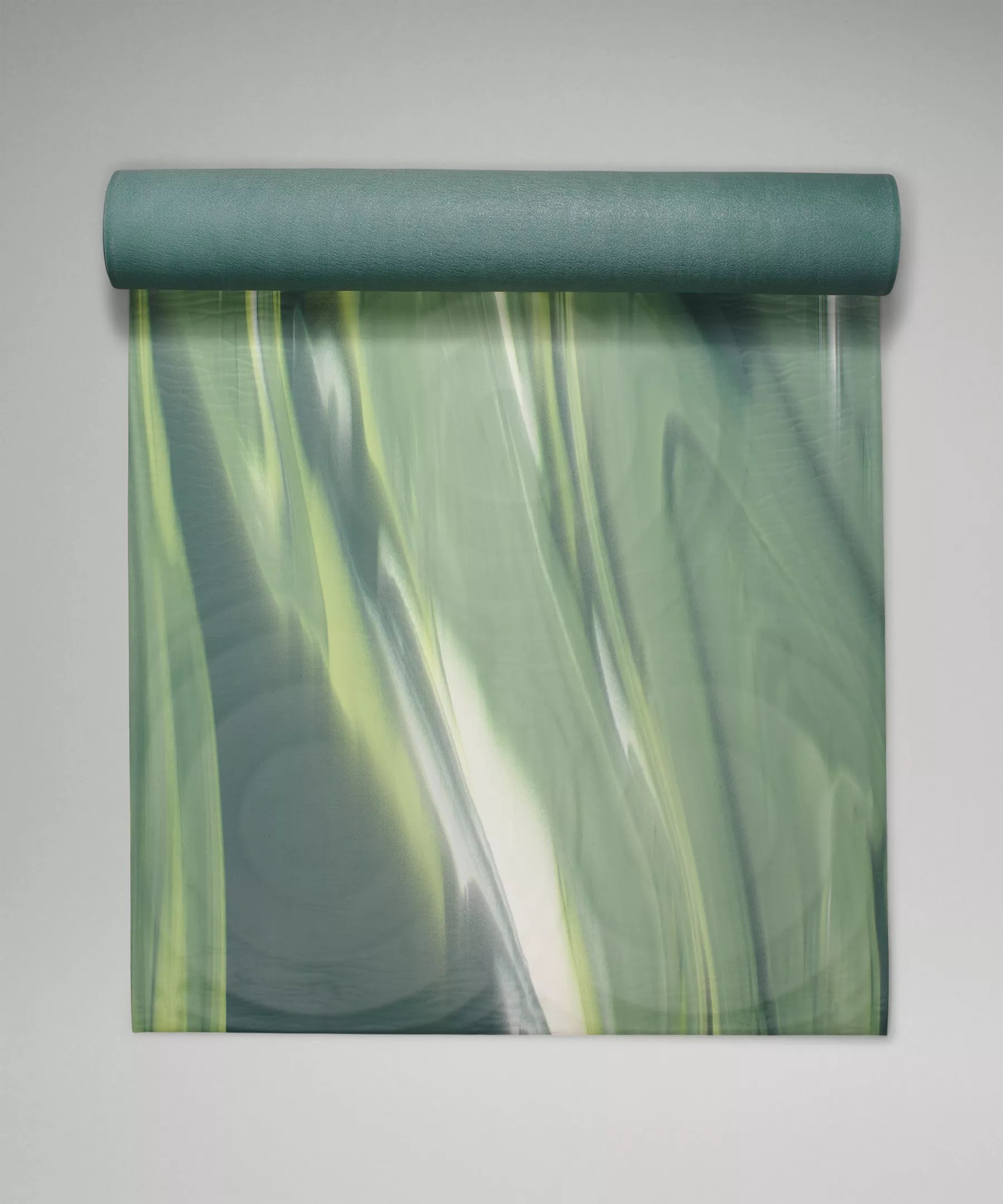 Lululemon Take Form Yoga Mat 5mm Made With Fsccertified Rubber In Tidewater Teal/wasabi/white