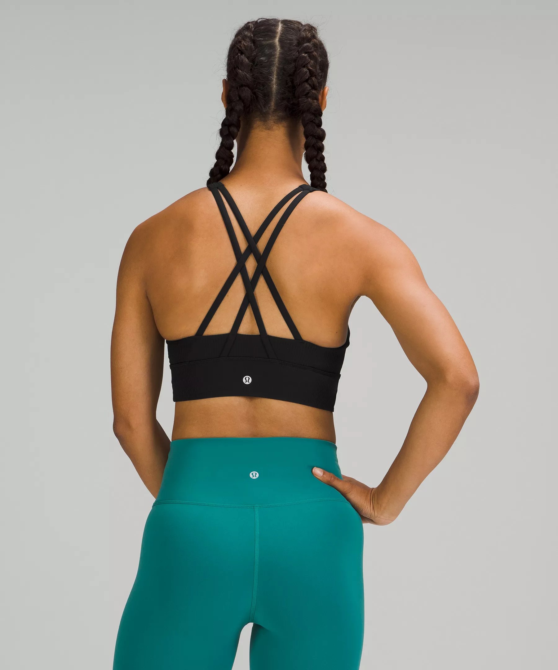 Energy Bra High Neck LL *Rib Lululemon FR