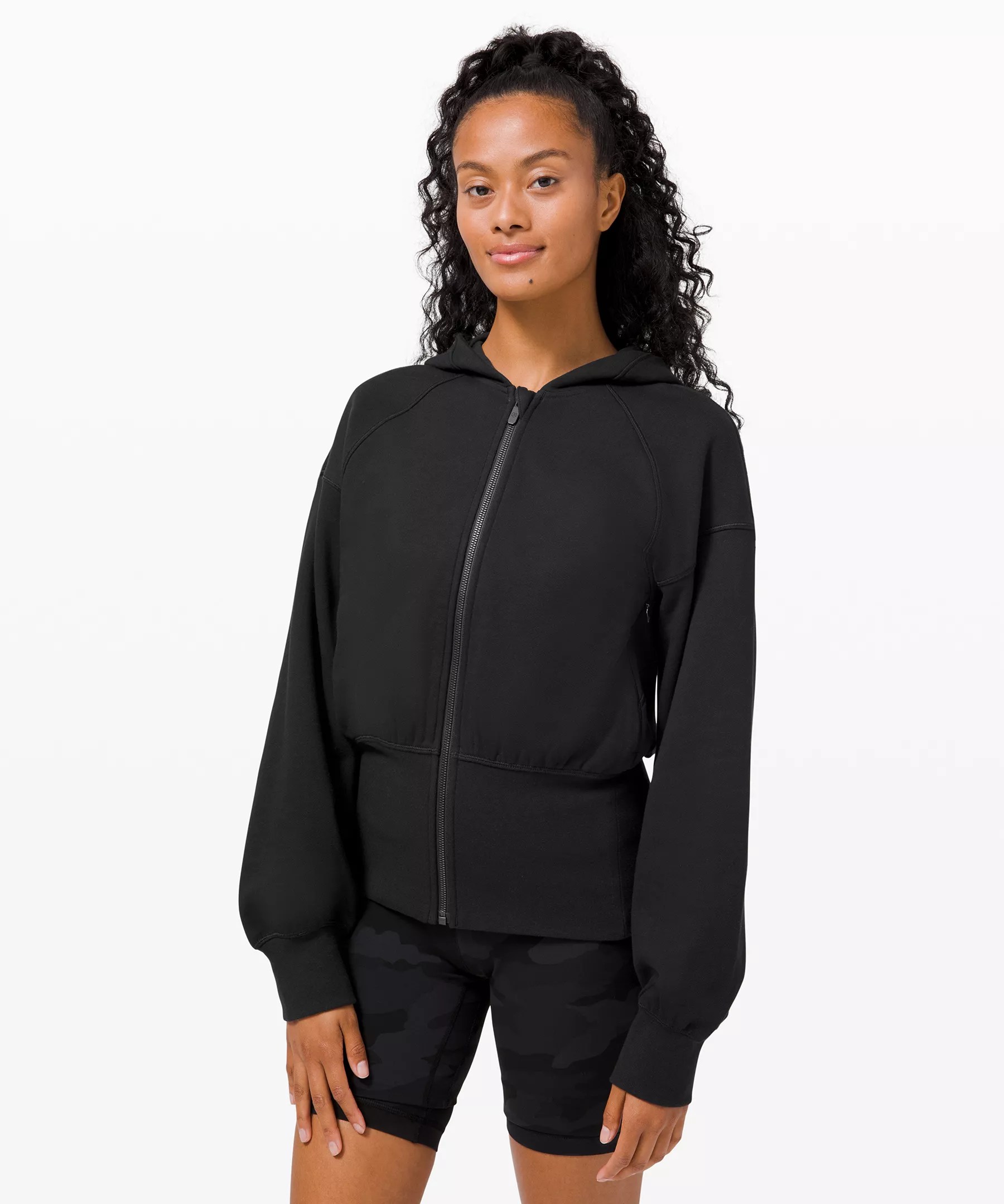 HuggedWaist Cotton Zip Hoodie Lululemon UK