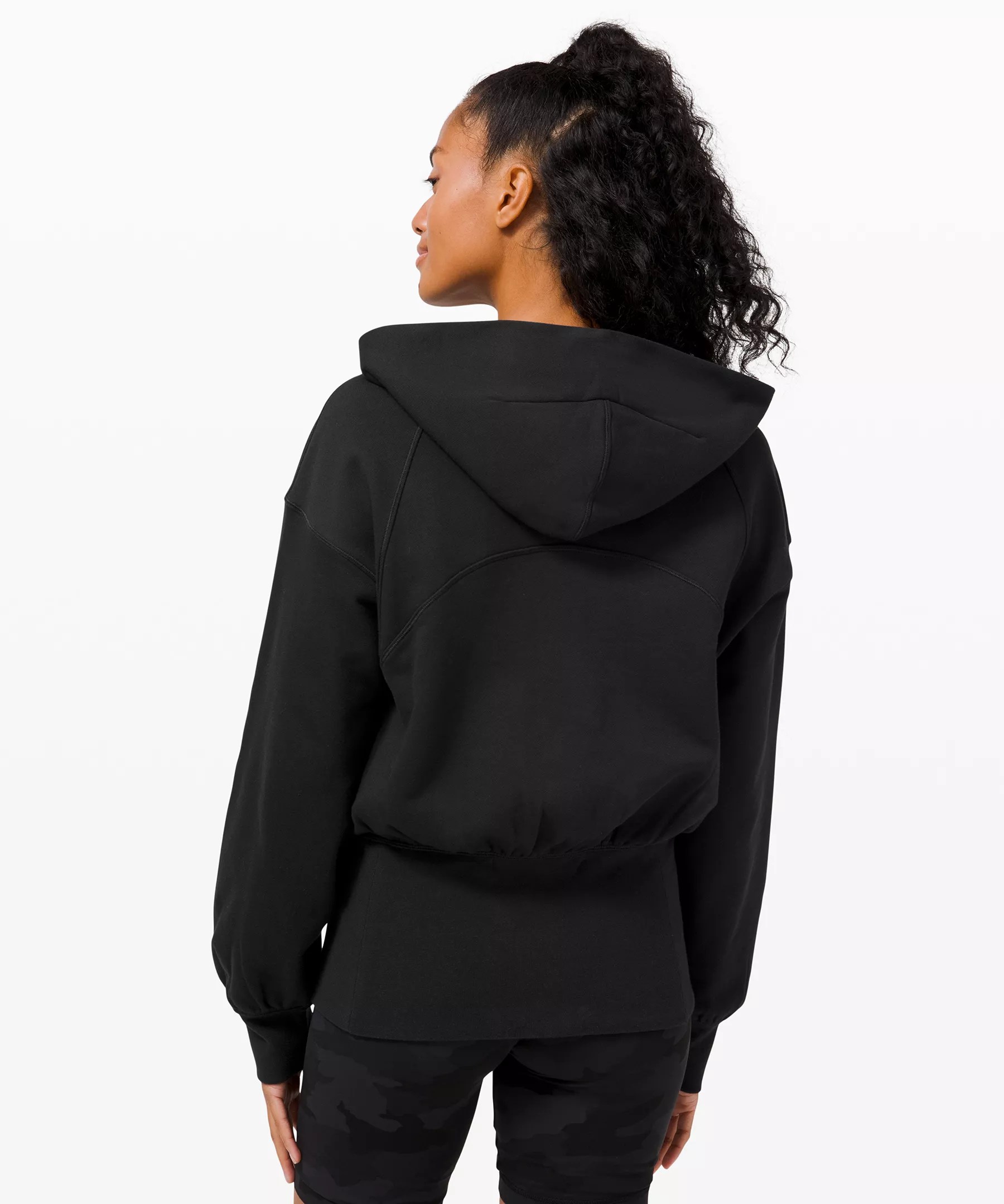 HuggedWaist Cotton Zip Hoodie Lululemon UK
