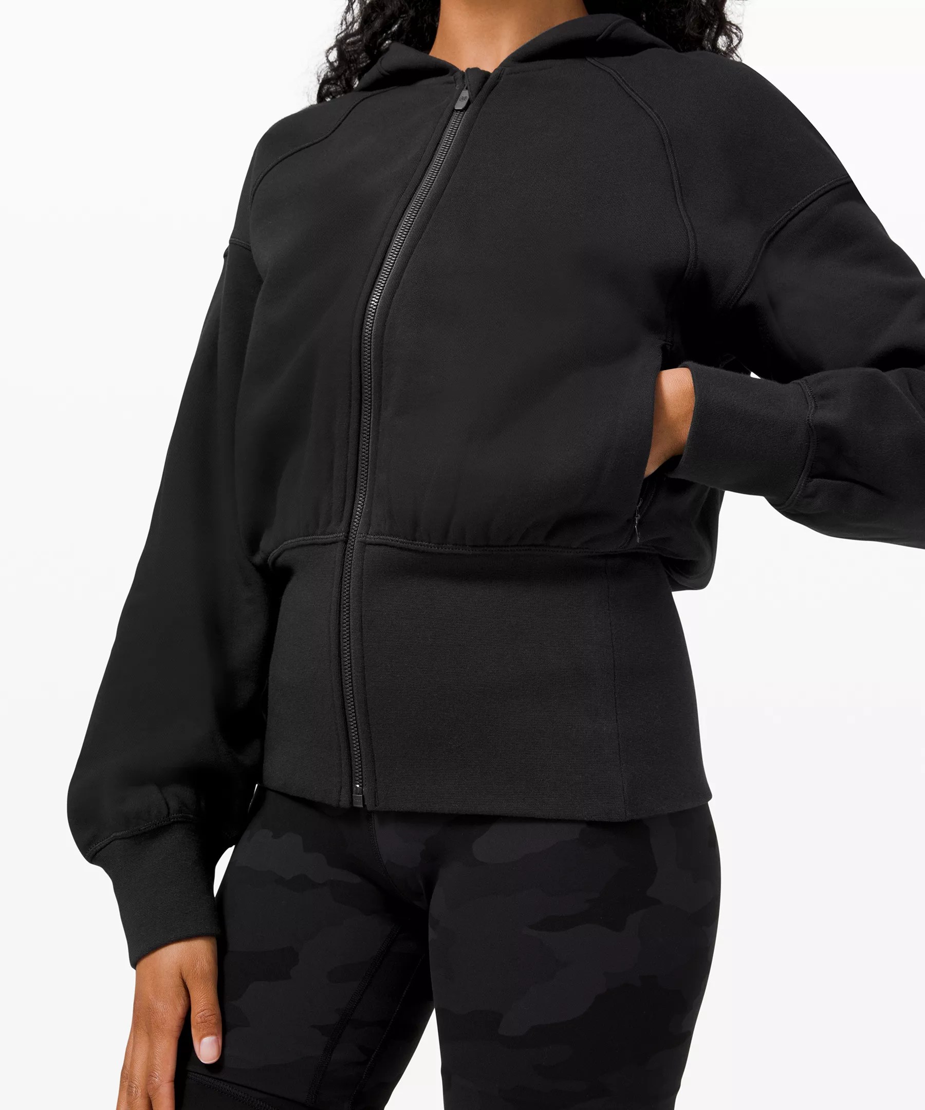 HuggedWaist Cotton Zip Hoodie Lululemon UK