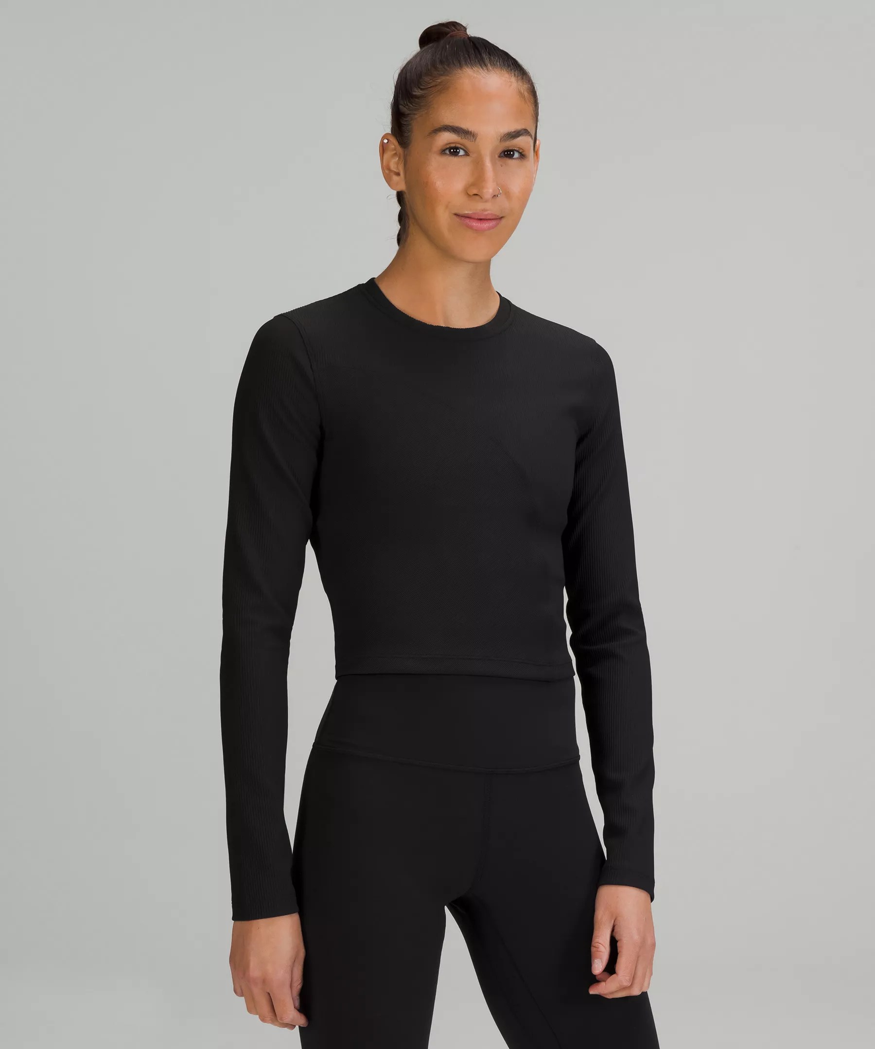 Ribbed OpenBack Yoga Long Sleeve Shirt Lululemon UK