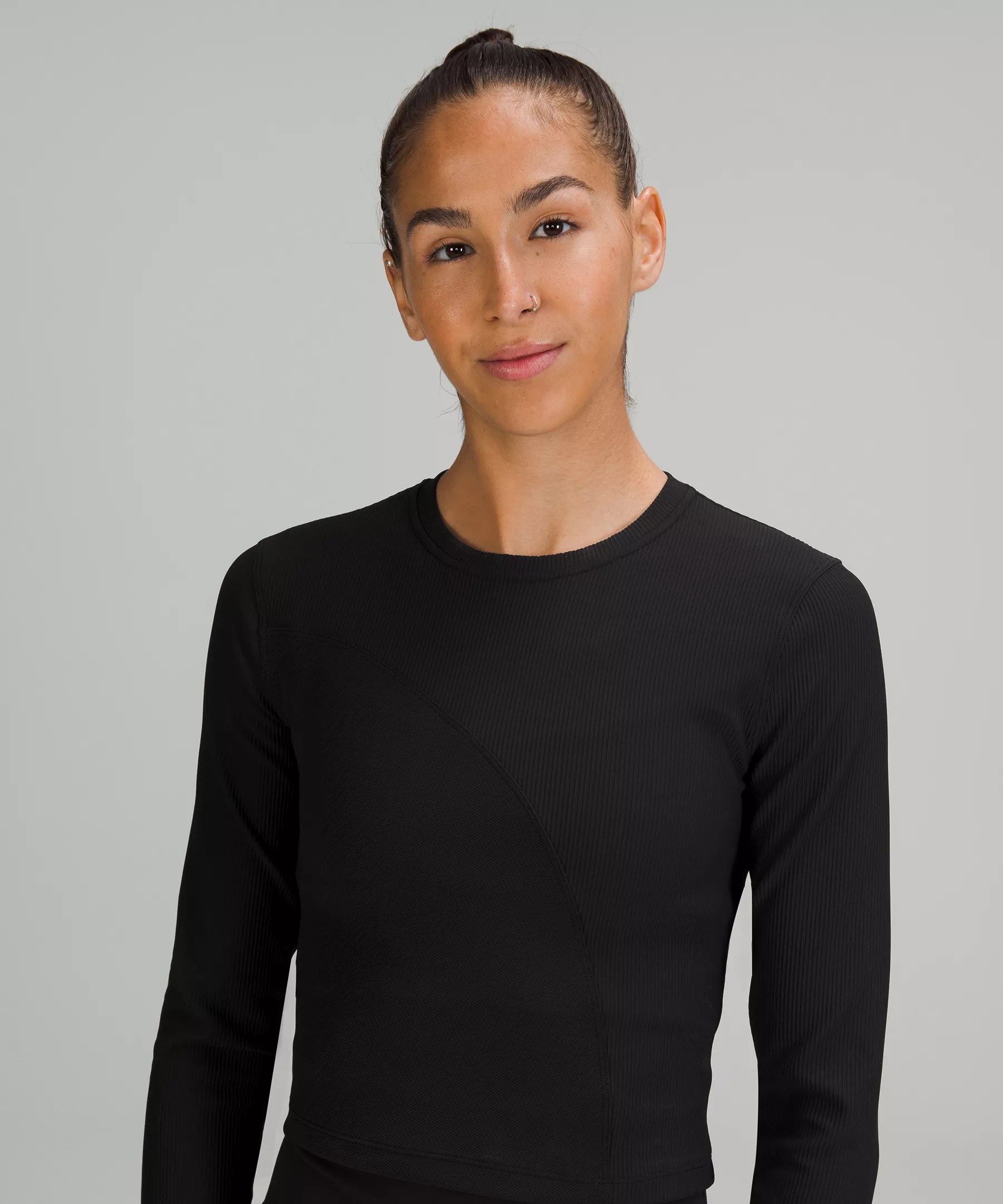 Ribbed OpenBack Yoga Long Sleeve Shirt Lululemon UK