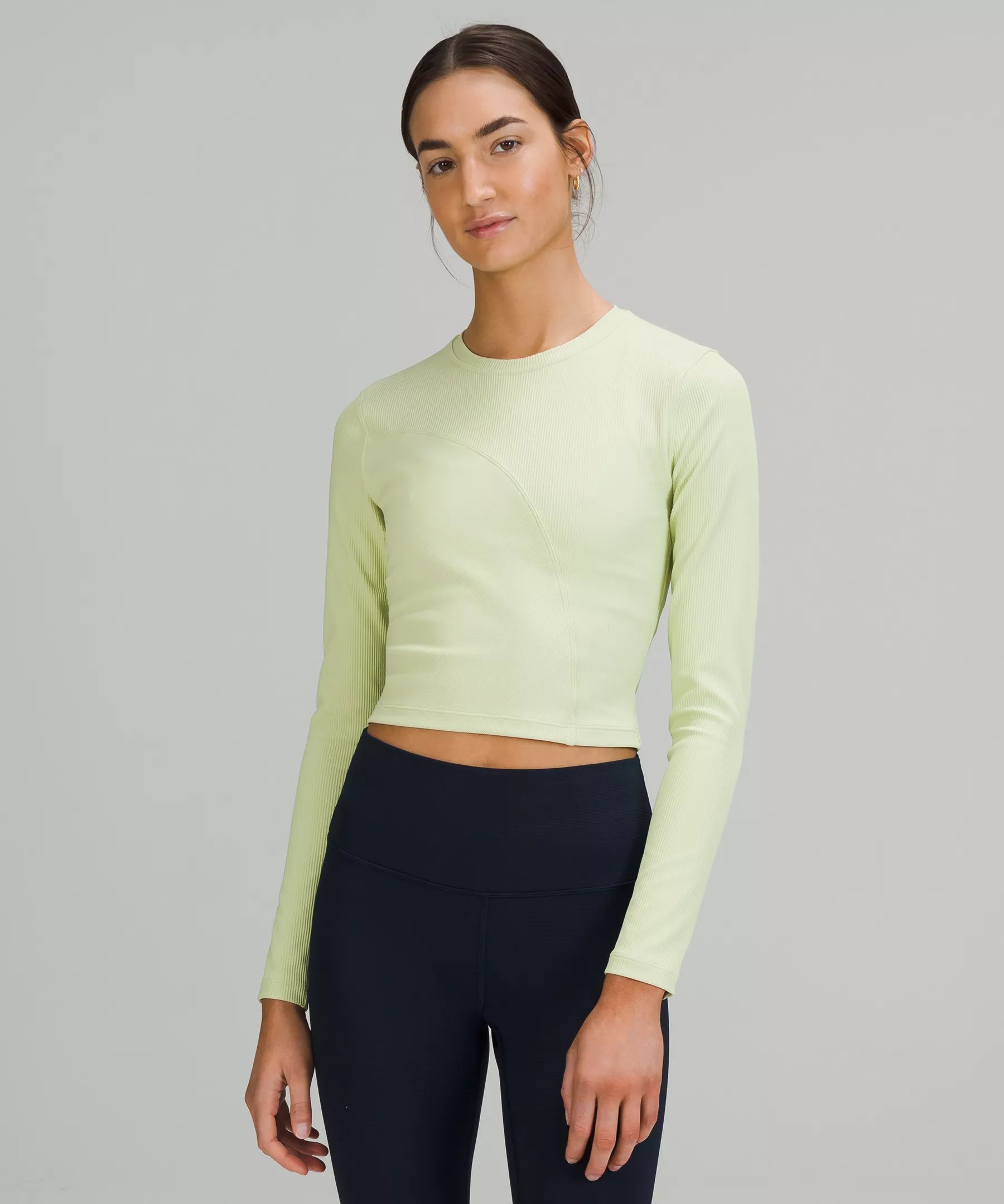 Ribbed OpenBack Yoga Long Sleeve Shirt Lululemon EU