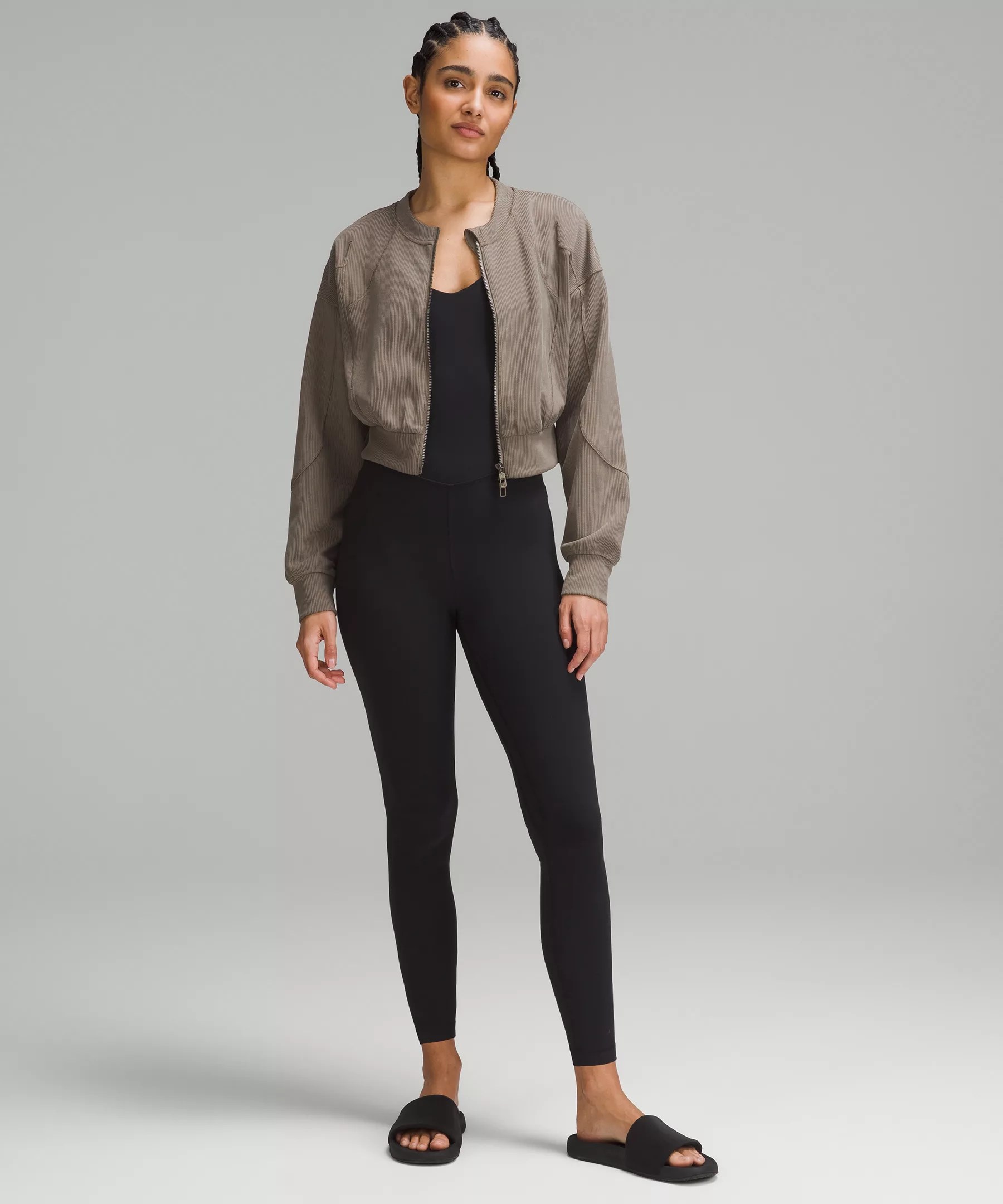 Ribbed Softstreme Cropped Jacket Lululemon DE