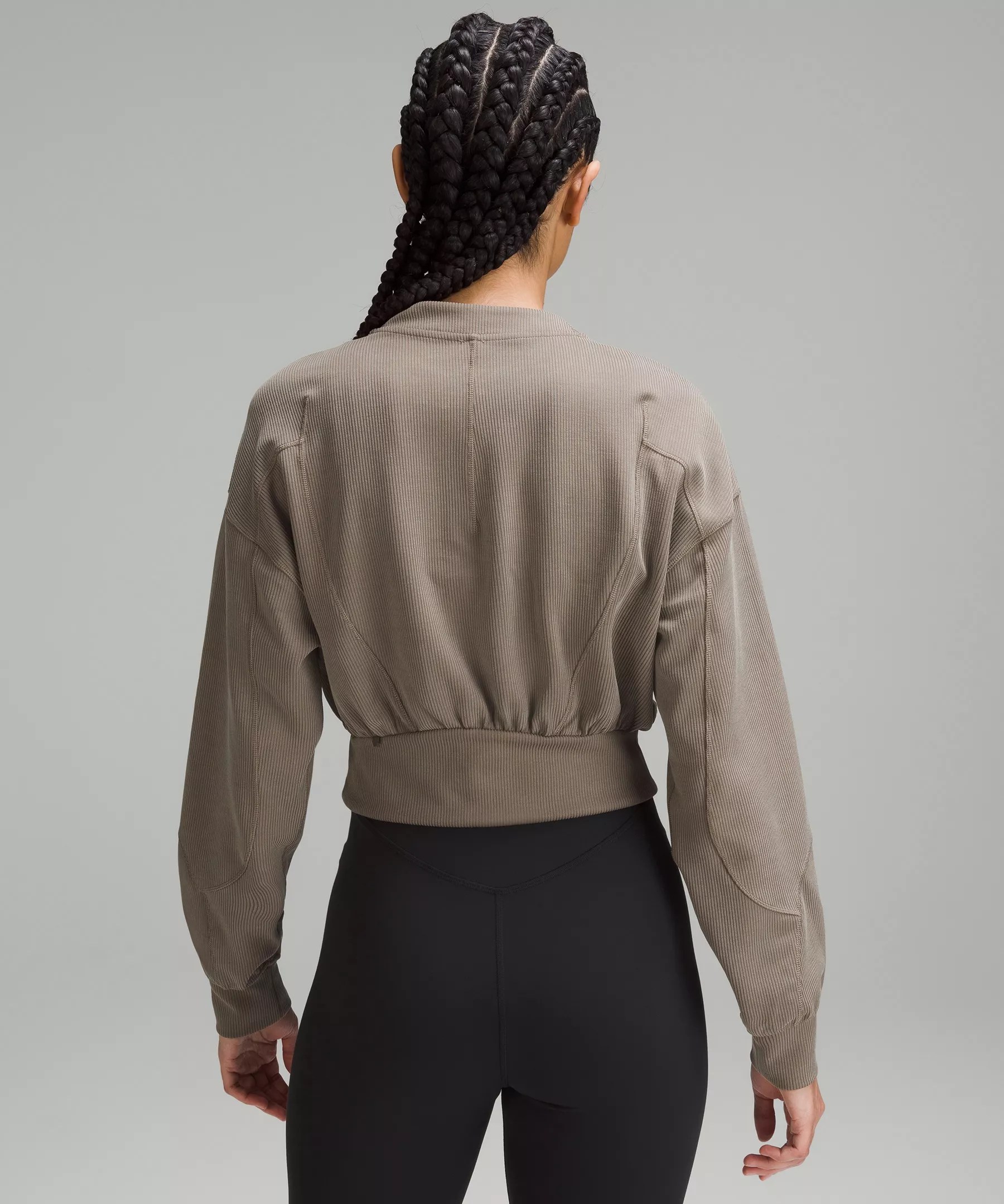Ribbed Softstreme Cropped Jacket Lululemon DE