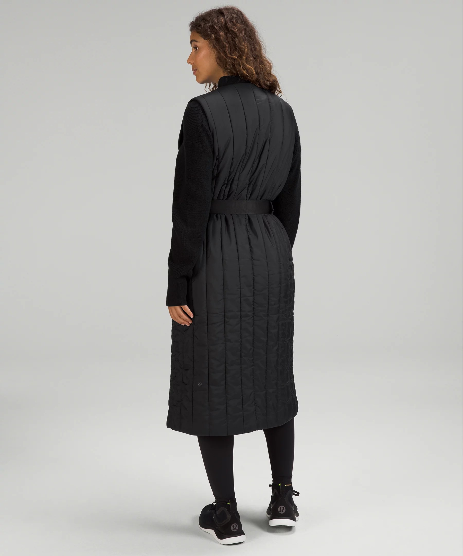 Belted Long Insulated Vest Coats and Jackets Lululemon UK