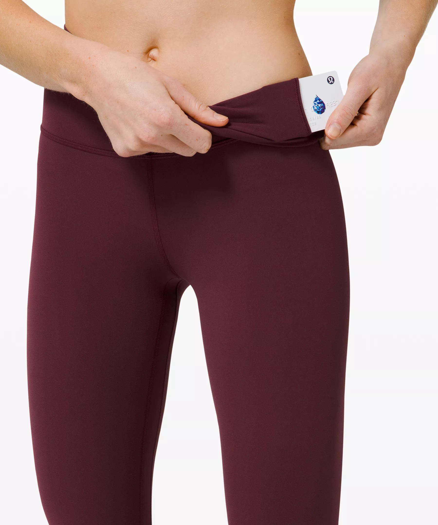 Lululemon Wunder Train Highrise Crop 21" In Purple ModeSens