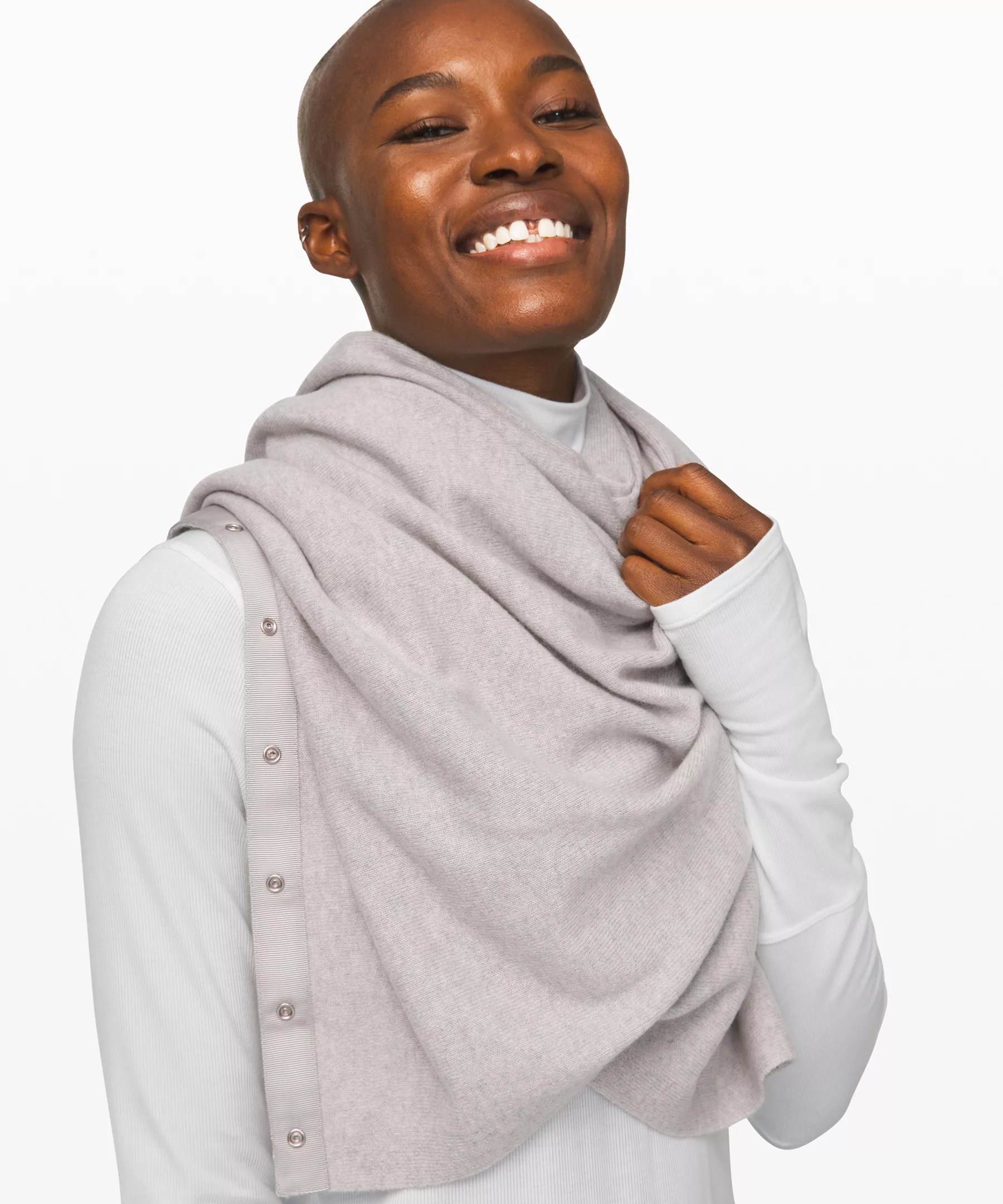 Lululemon Vinyasa Scarf *cashmere In Gray ModeSens