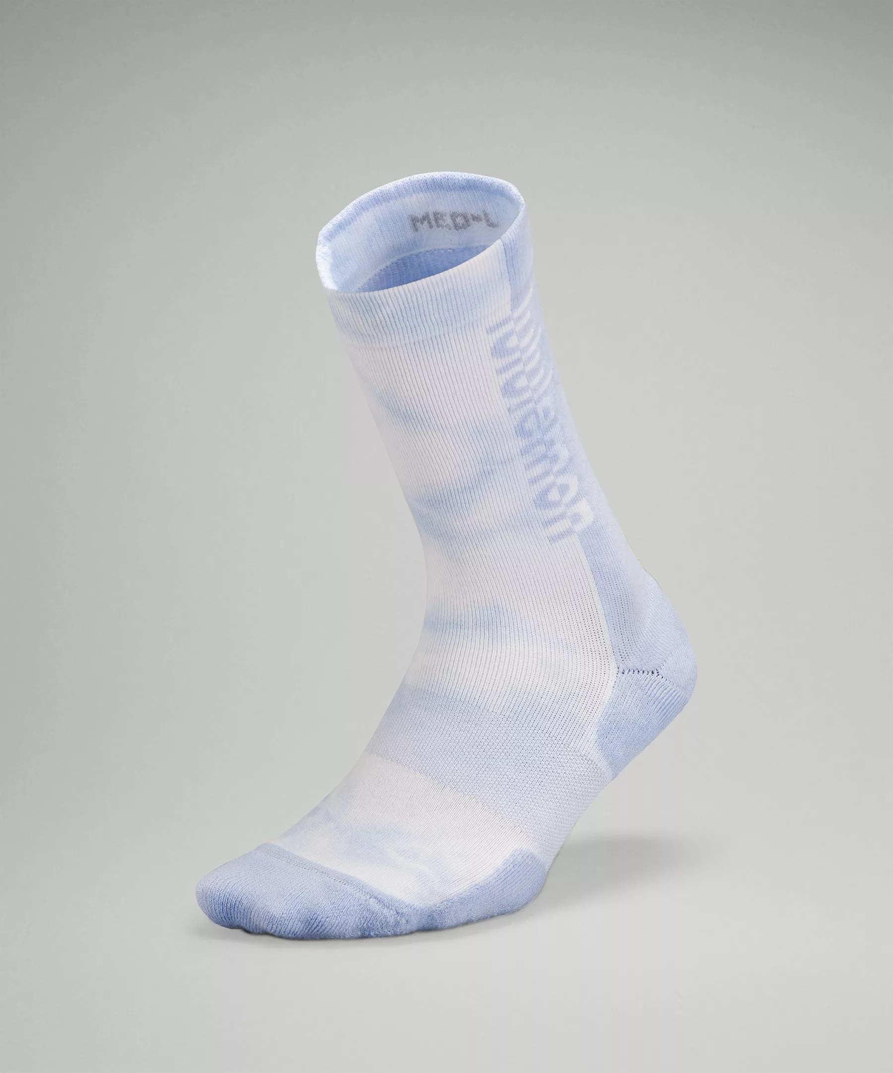 Lululemon Daily Stride Crew Socks Tie Dye In Blue Linen ModeSens