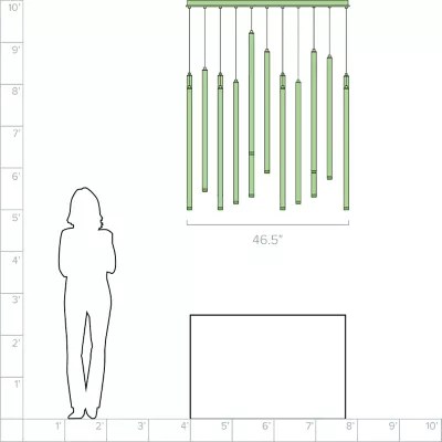 Filmore Ave Linear Suspension by Avenue Lighting at