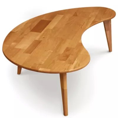 Essentials KidneyShaped Coffee Table by Copeland Furniture at