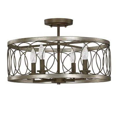 Florence SemiFlushmount by Alder and Ore at