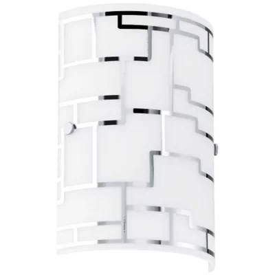 Bayman Geometric Wall Sconce by Eglo at
