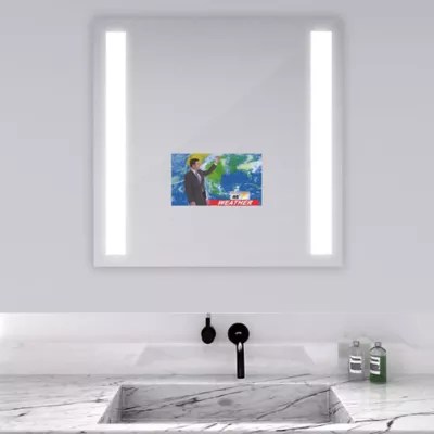 Fusion Lighted Mirror with Television by Electric Mirror at